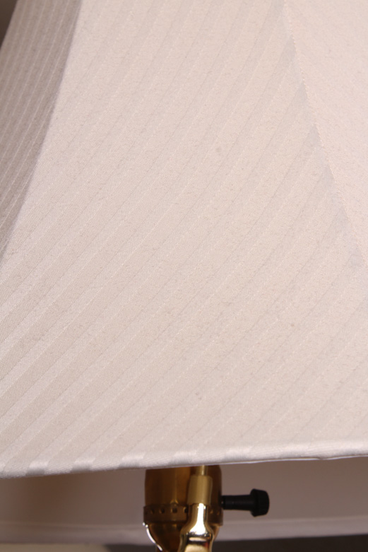 Yellow and Gold Ceramic Table Lamp