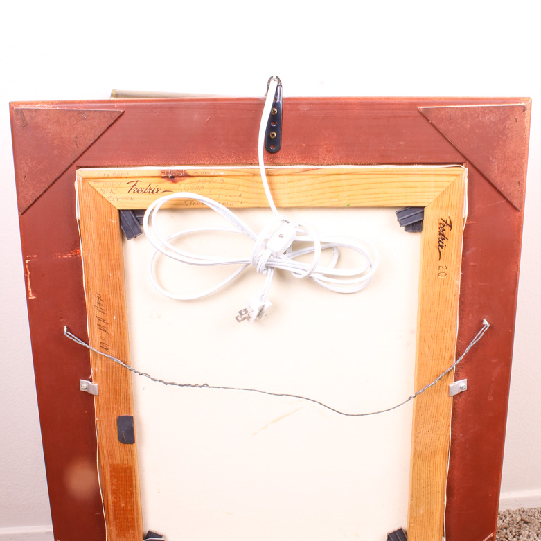 Oil Painting on Canvas of Wooded Scene