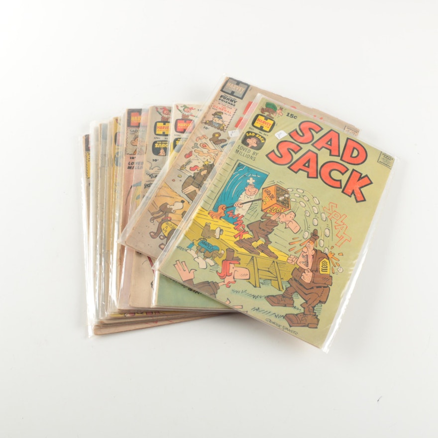 Collection of "Sad Sack" Comic Books