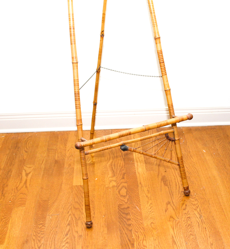 Victorian Aesthetic Movement Bamboo Easel