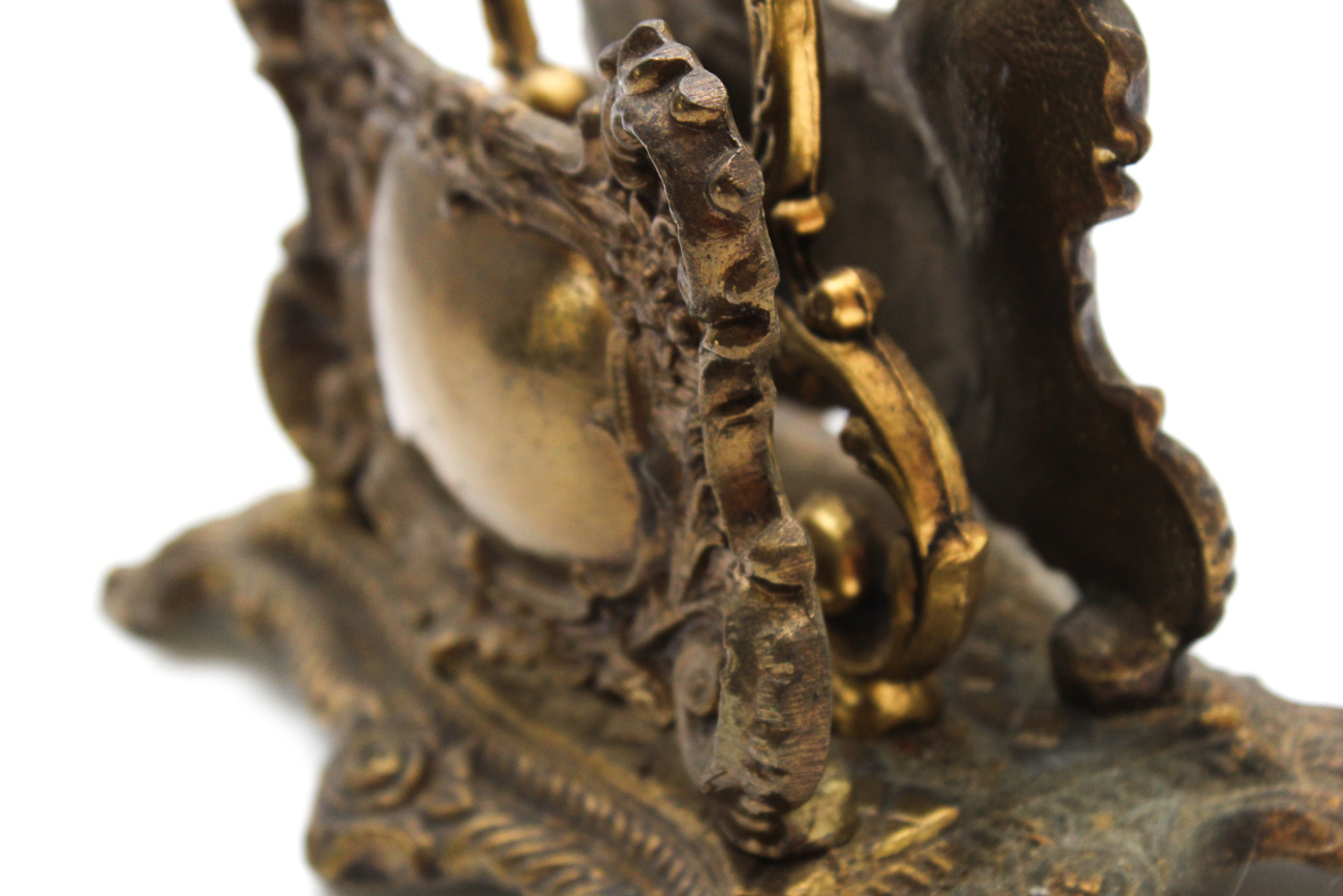 Antique Brass Letter Holder