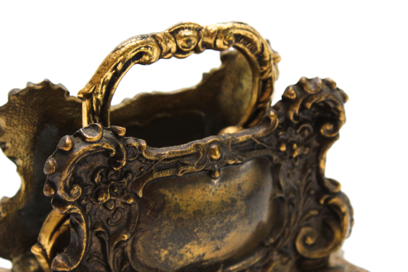 Antique Brass Letter Holder