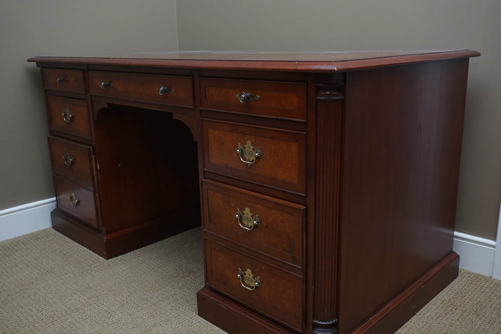 Double Pedestal Executive Desk by Hekman