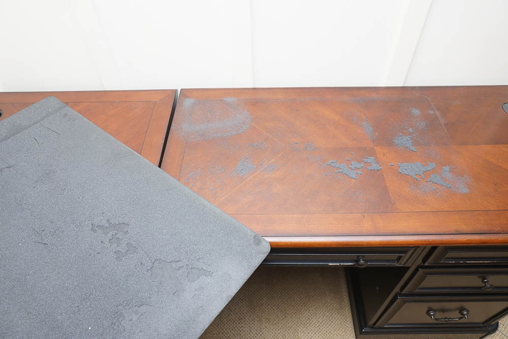 Wooden L-Shaped Office Desk