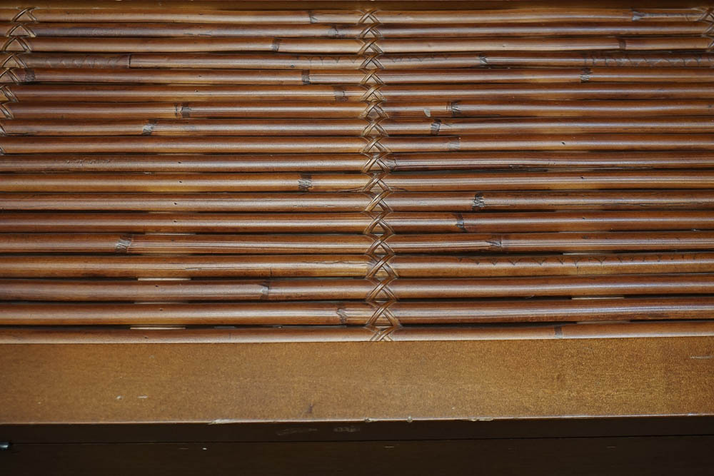 Split Bamboo Flip Top Laundry Bin by Pier 1