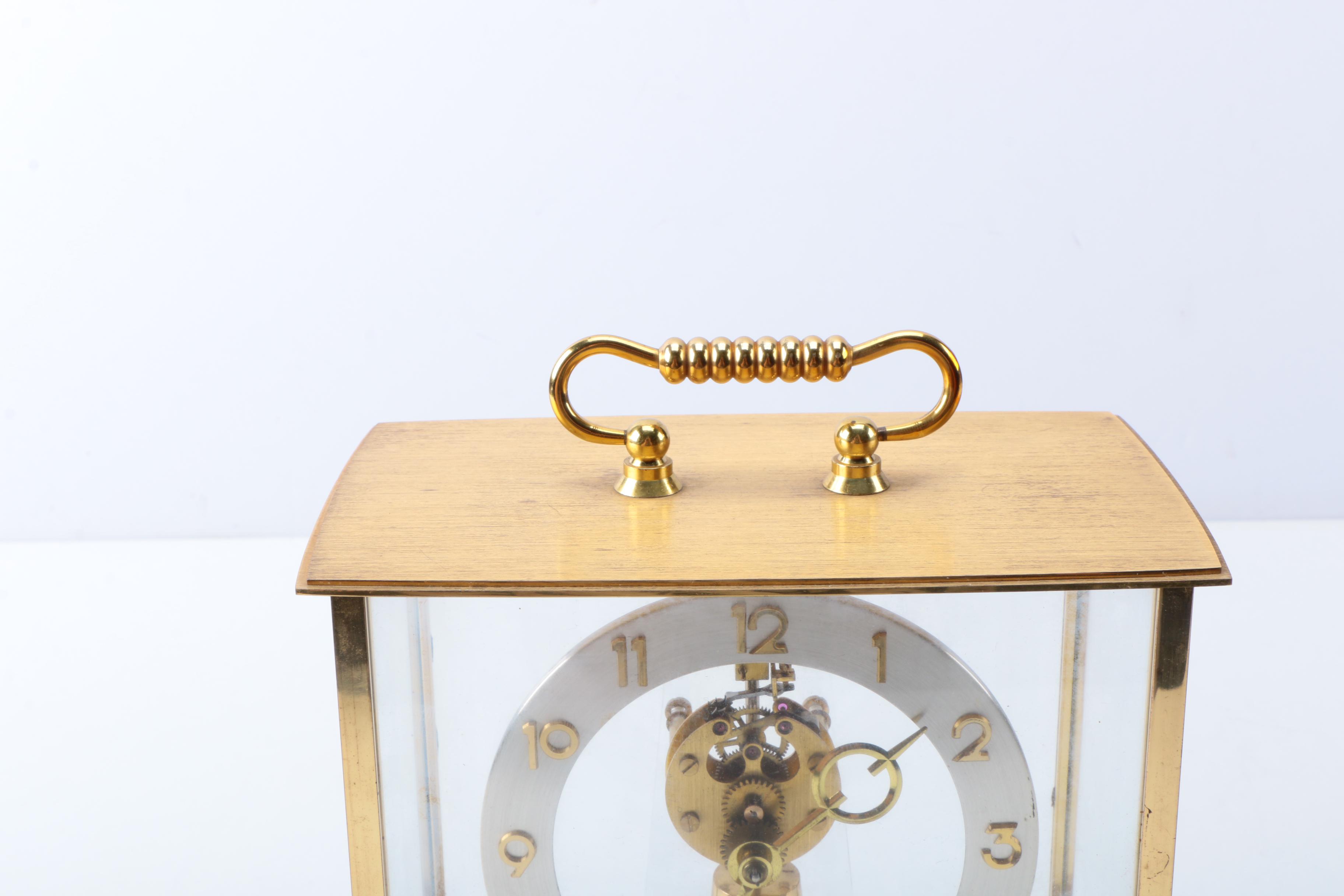 Kieninger & Obergfell Brass Mantel Clock