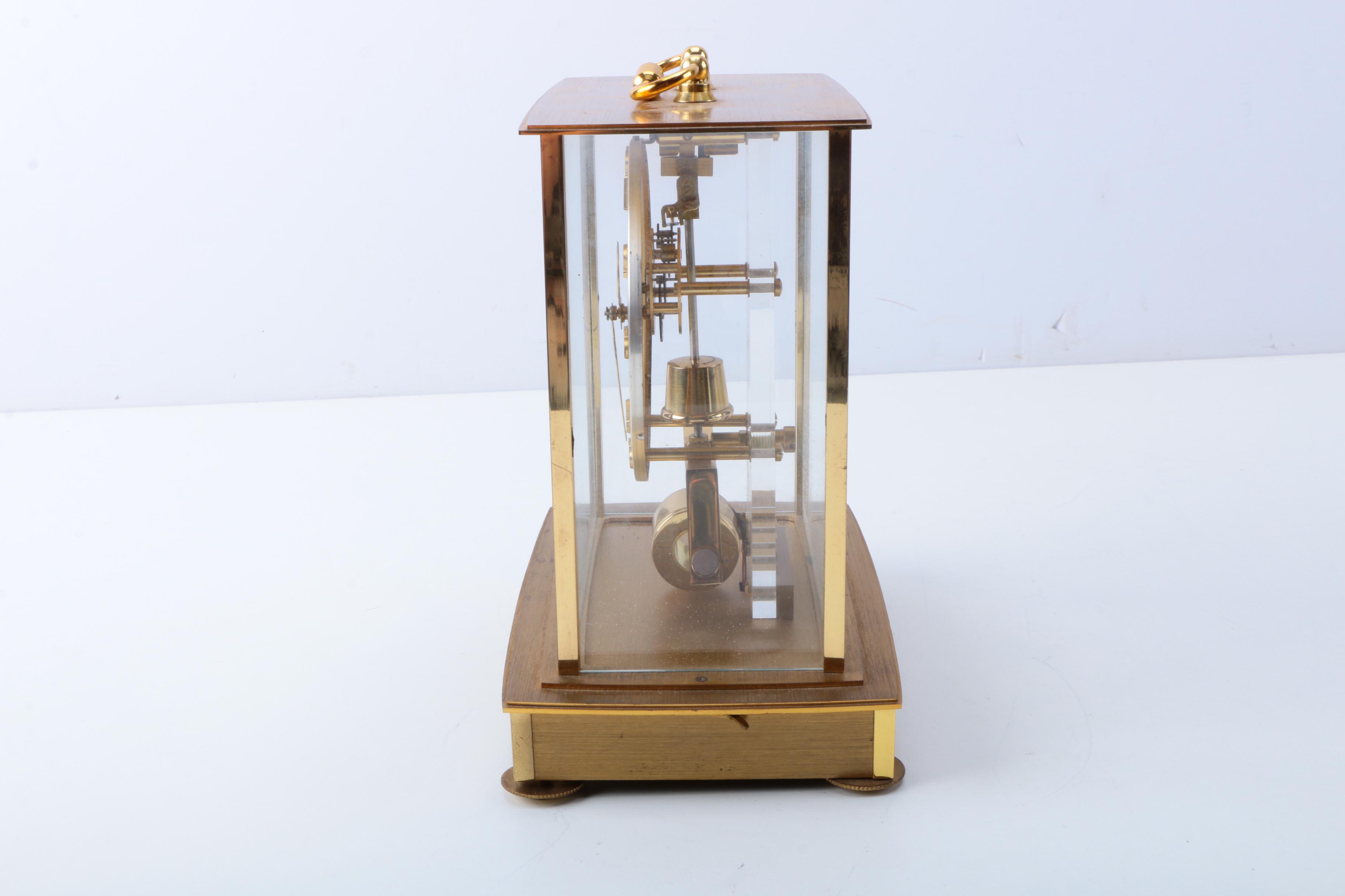 Kieninger & Obergfell Brass Mantel Clock