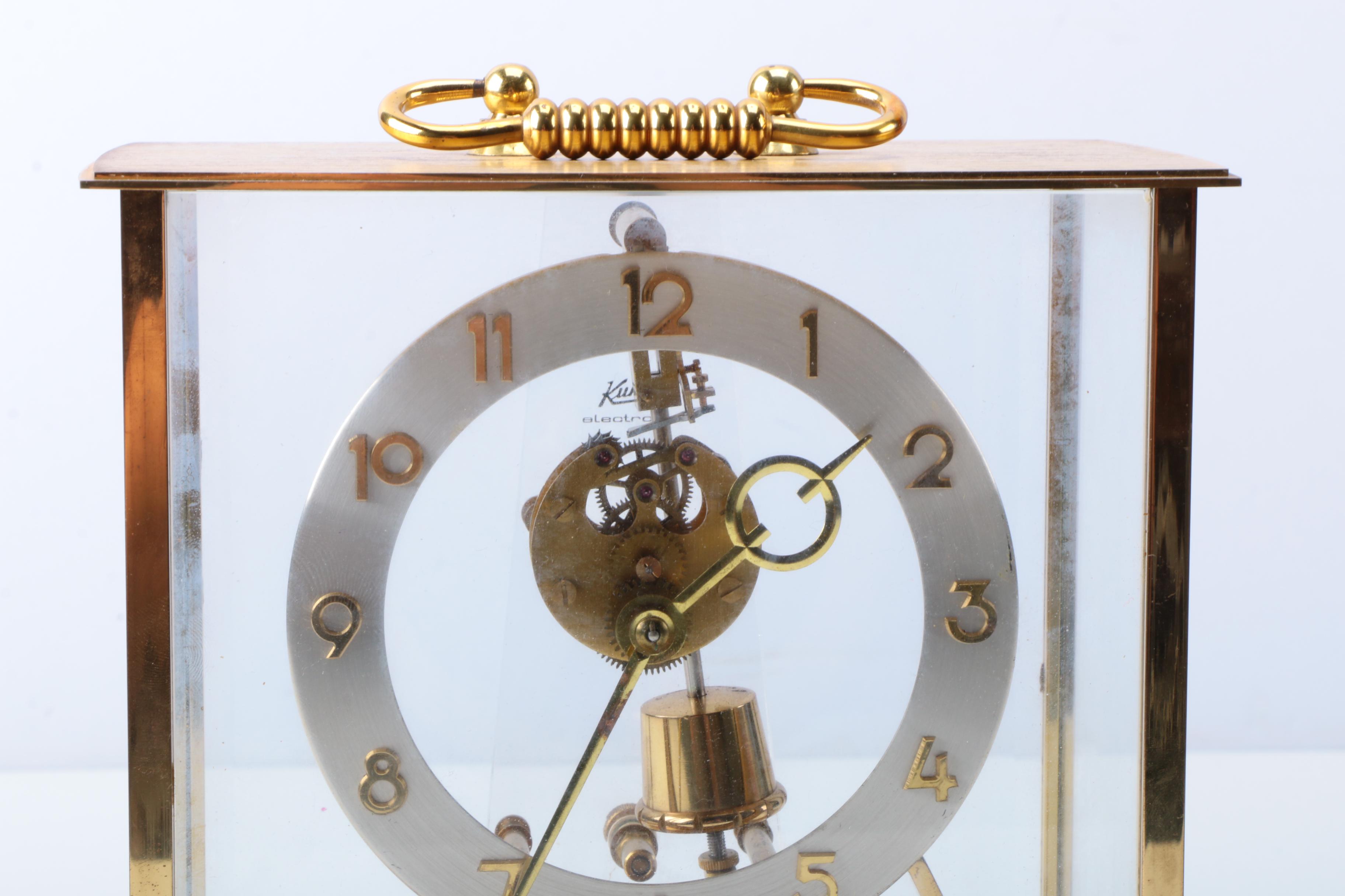 Kieninger & Obergfell Brass Mantel Clock