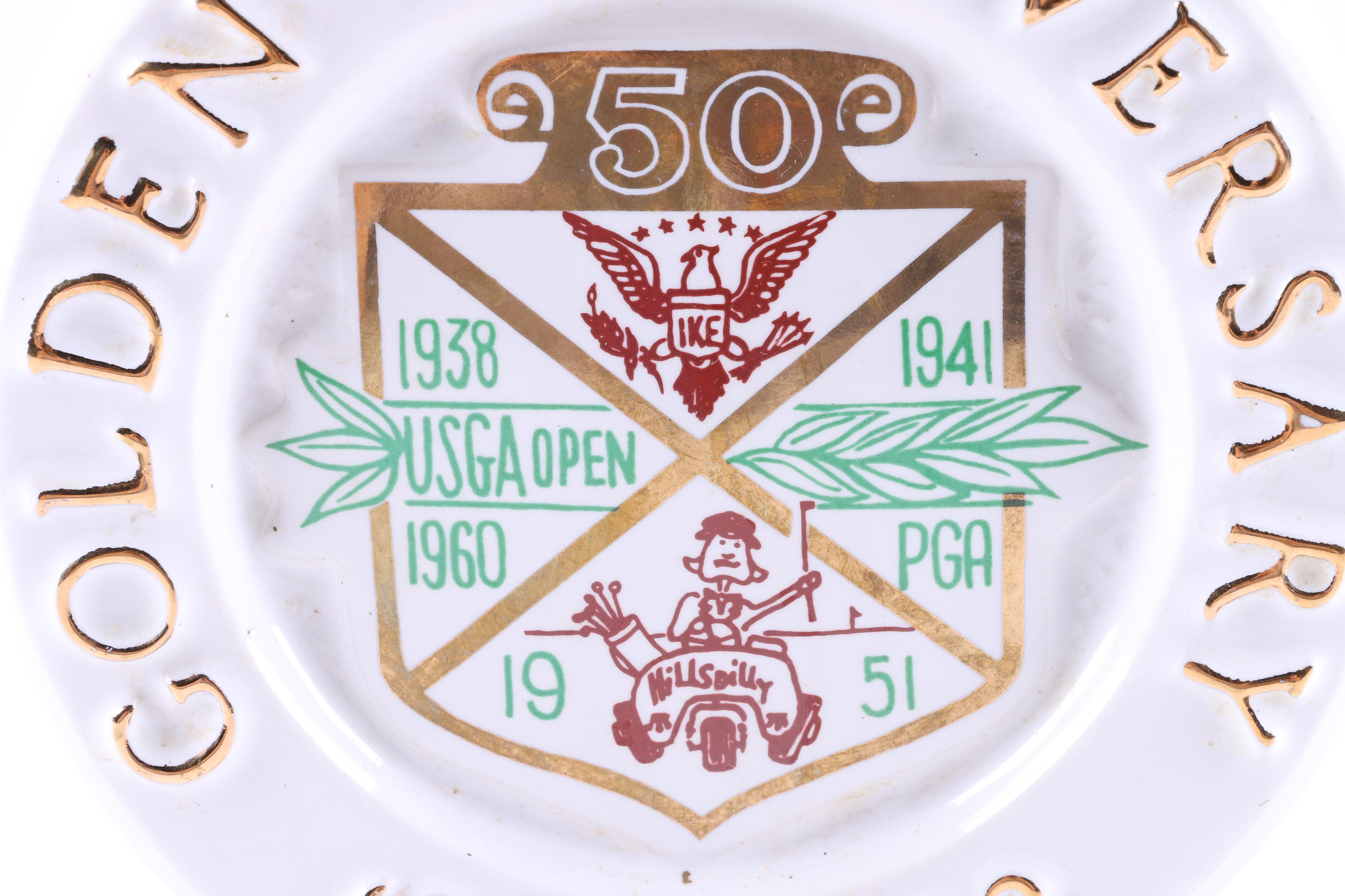 Vintage Ceramic Commemorative Country Club Jim Beam Decanter