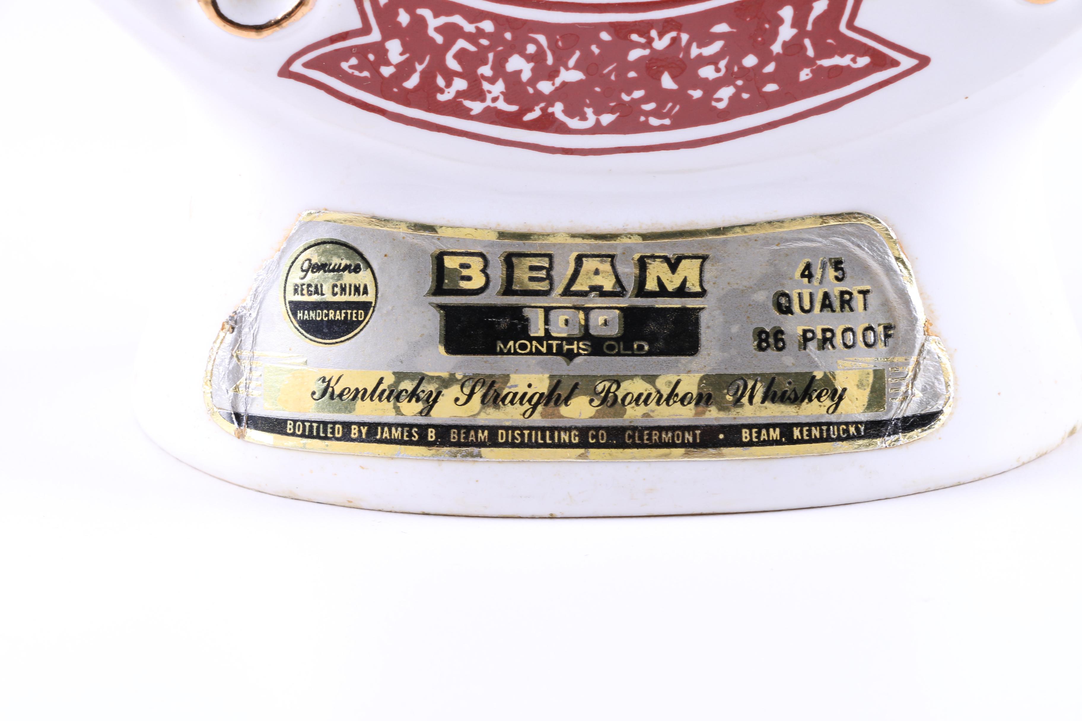 Vintage Ceramic Commemorative Country Club Jim Beam Decanter