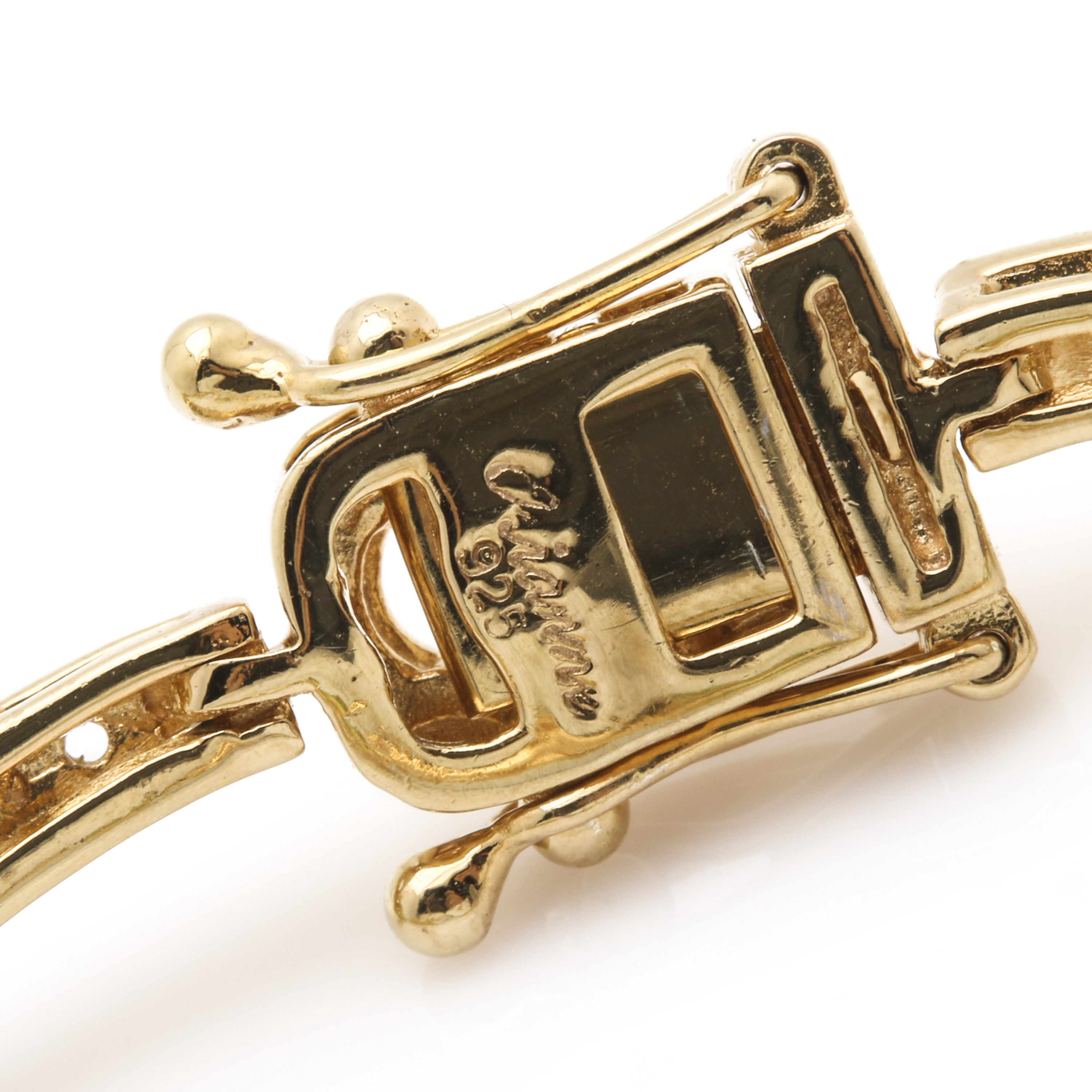 Sterling Silver Gold Wash Peridot and White Topaz Necklace