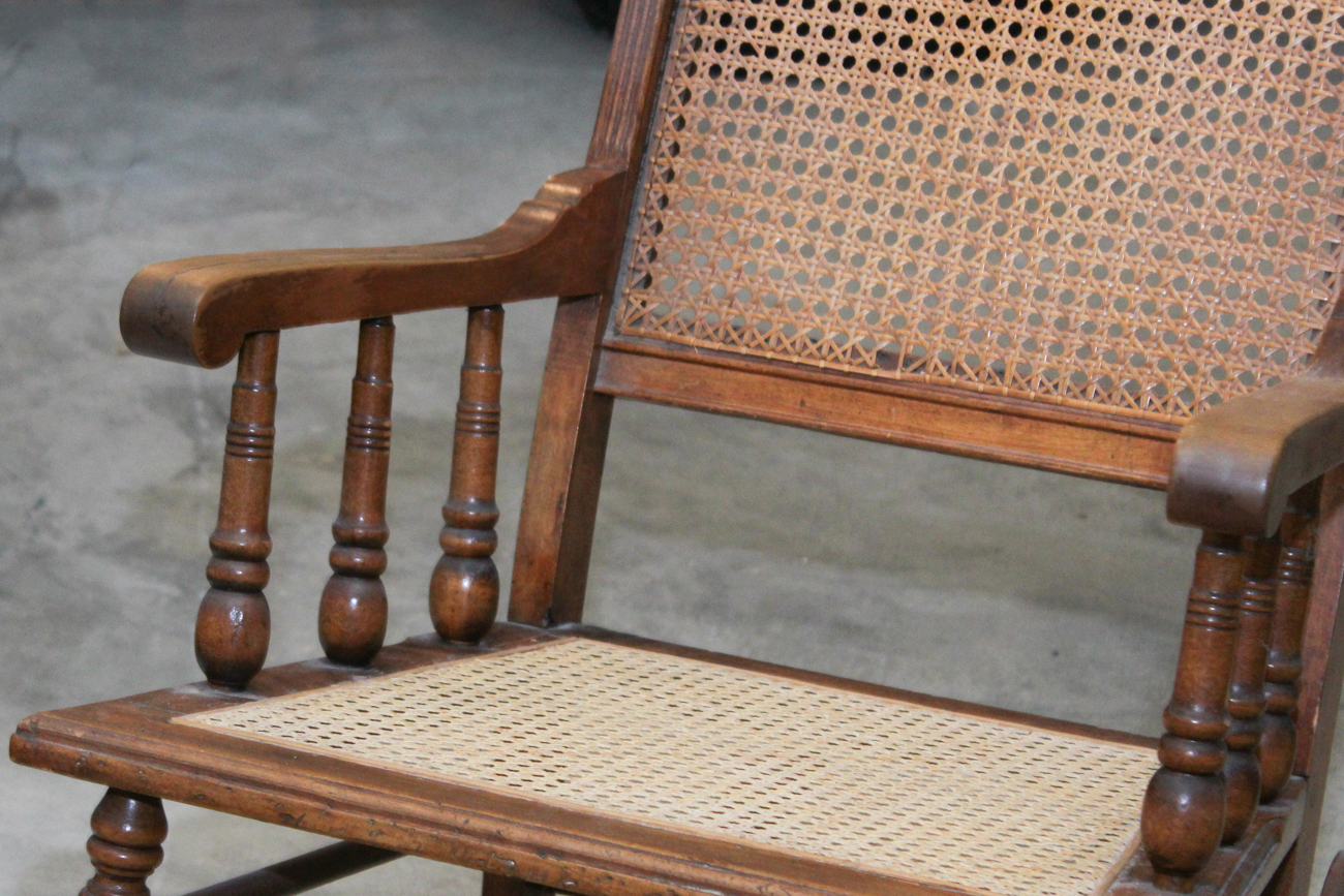 Vintage Cane Rocking Chair