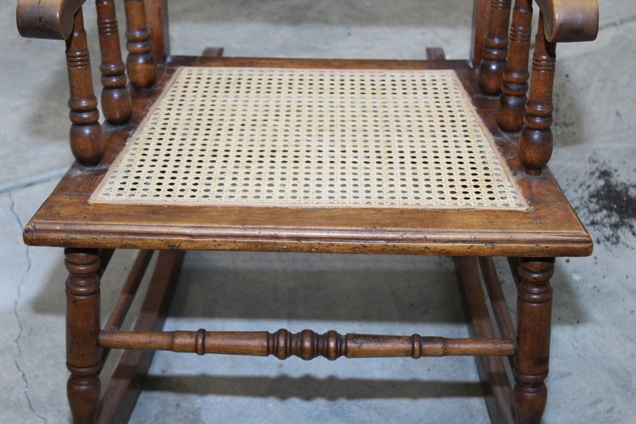 Vintage Cane Rocking Chair