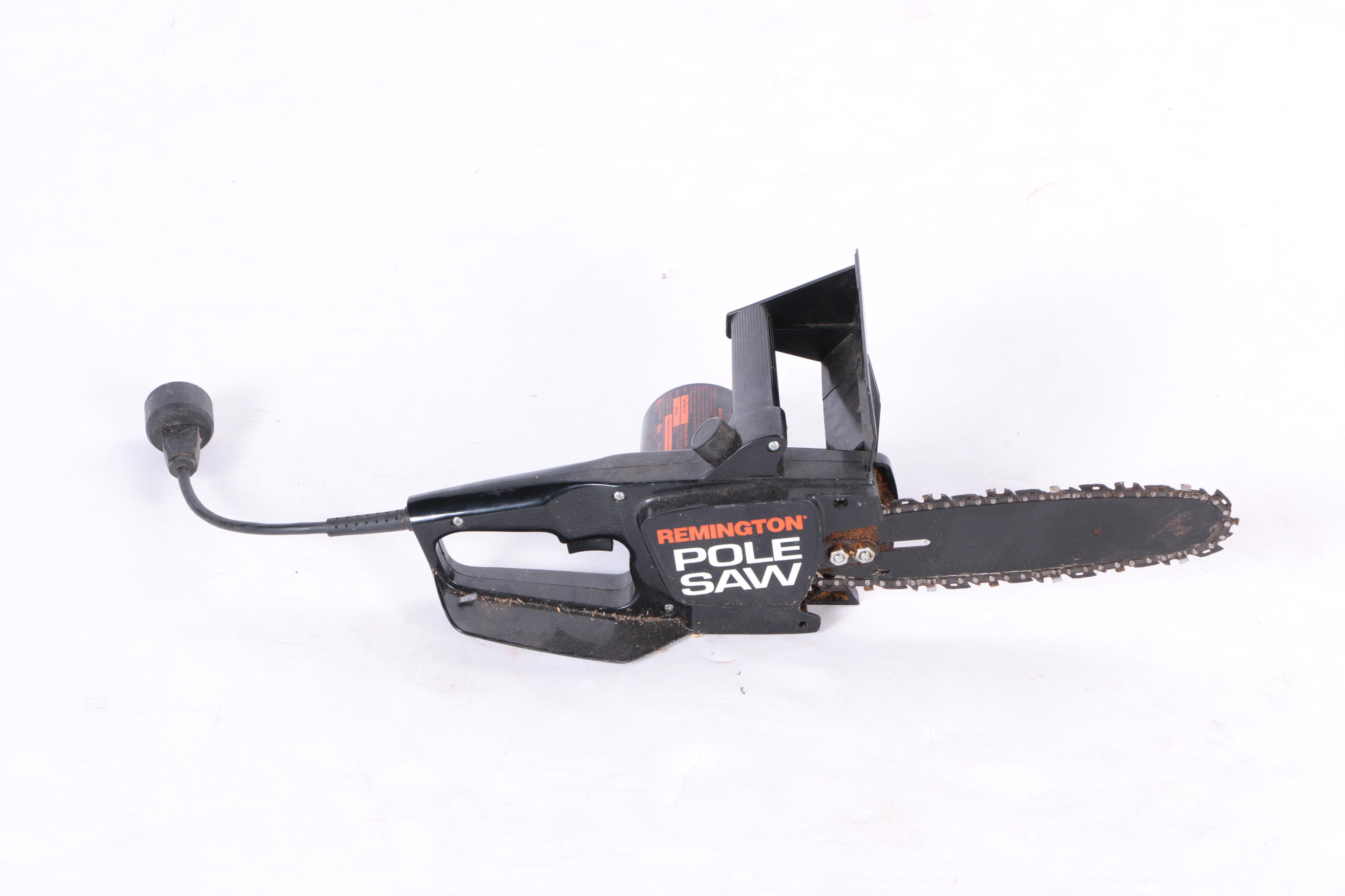 Pole Saw and Cordless Drill