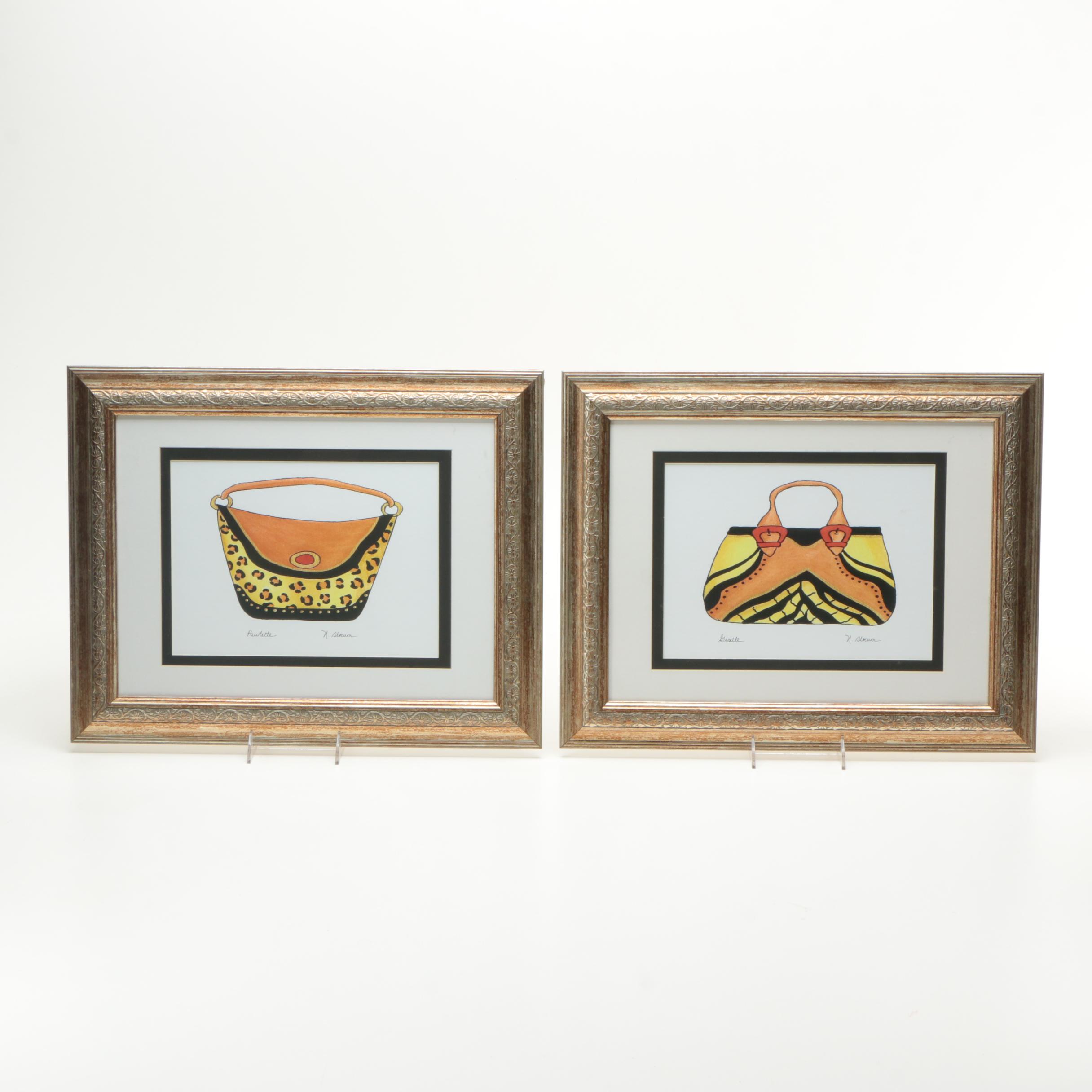 Giclees on Paper After Nancy Slocum "Pawlette" and "Giselle"