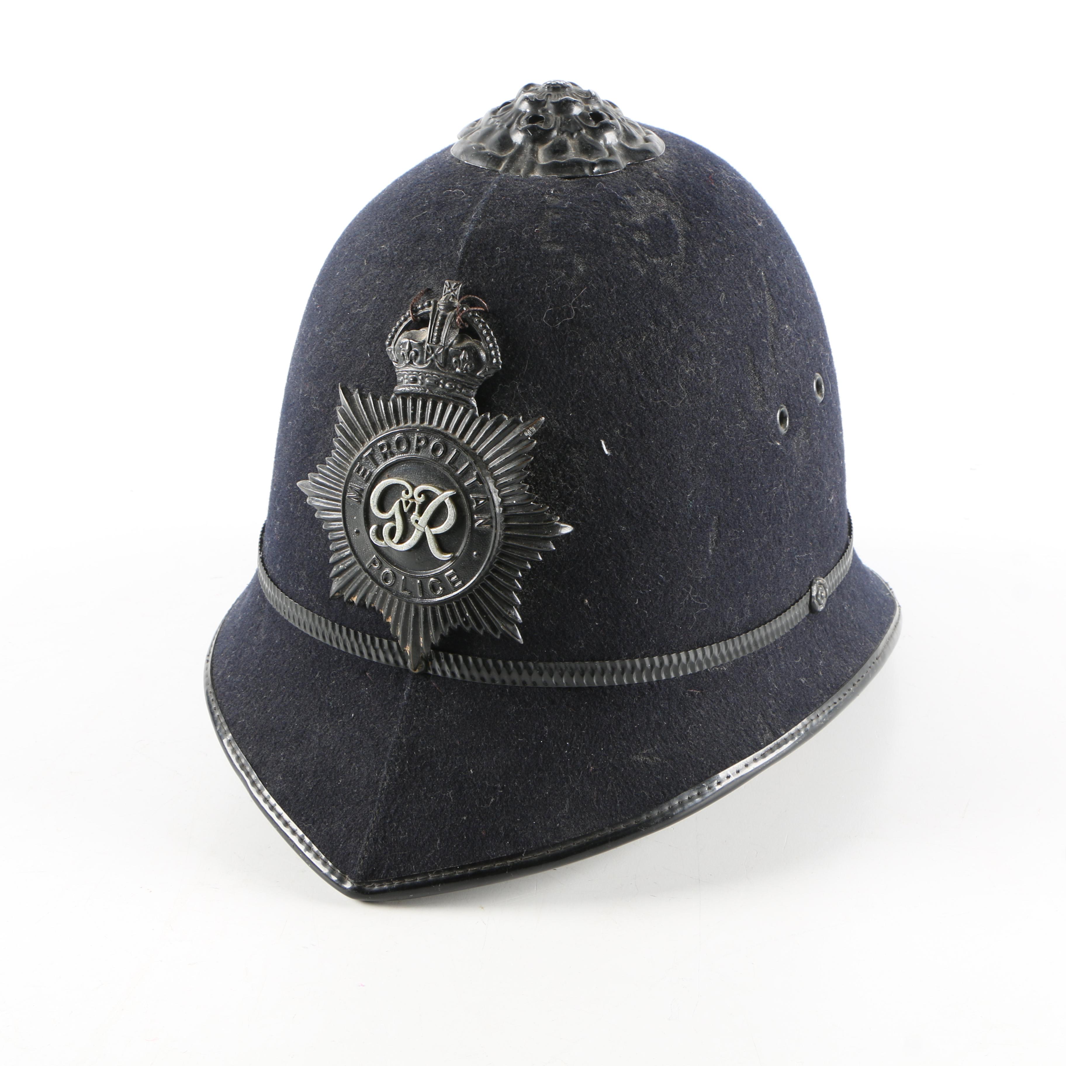 Vintage Metropolitan Police Helmet