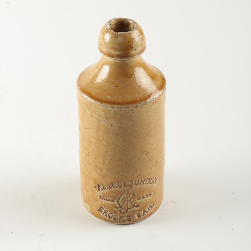 Vintage Stoneware Bottle