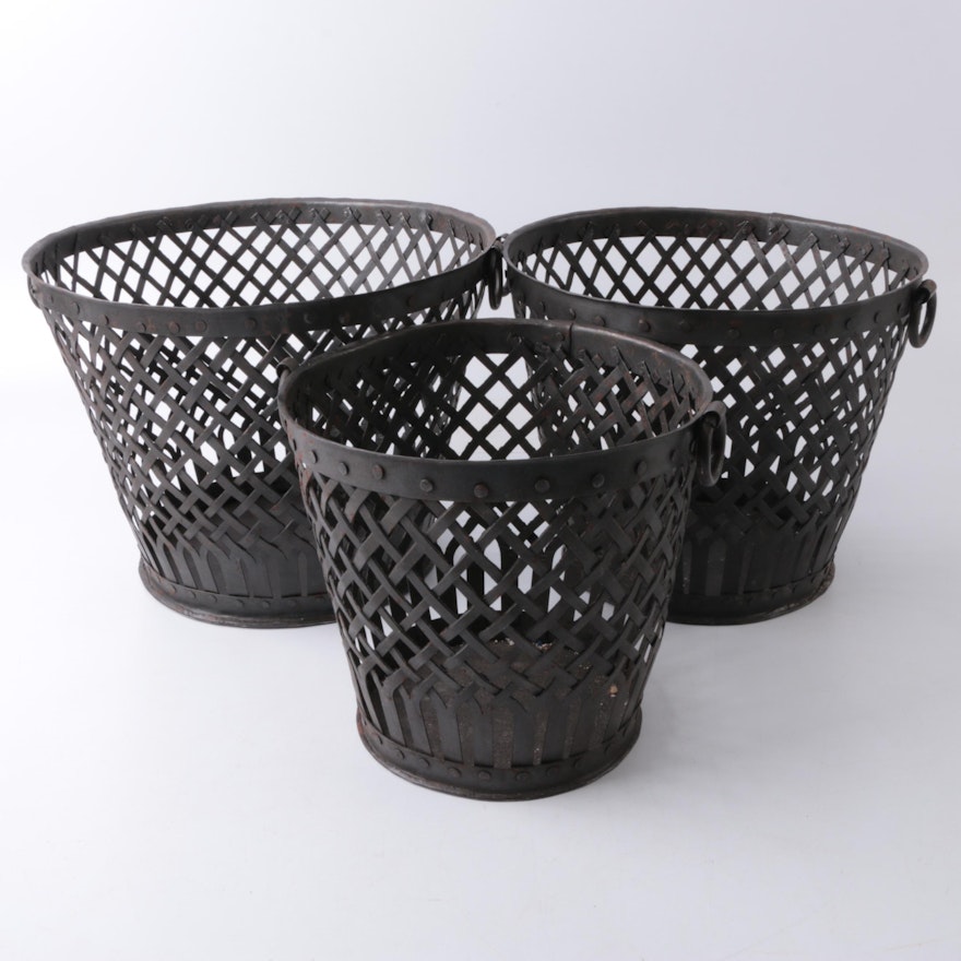 Cast Iron Metal Planters