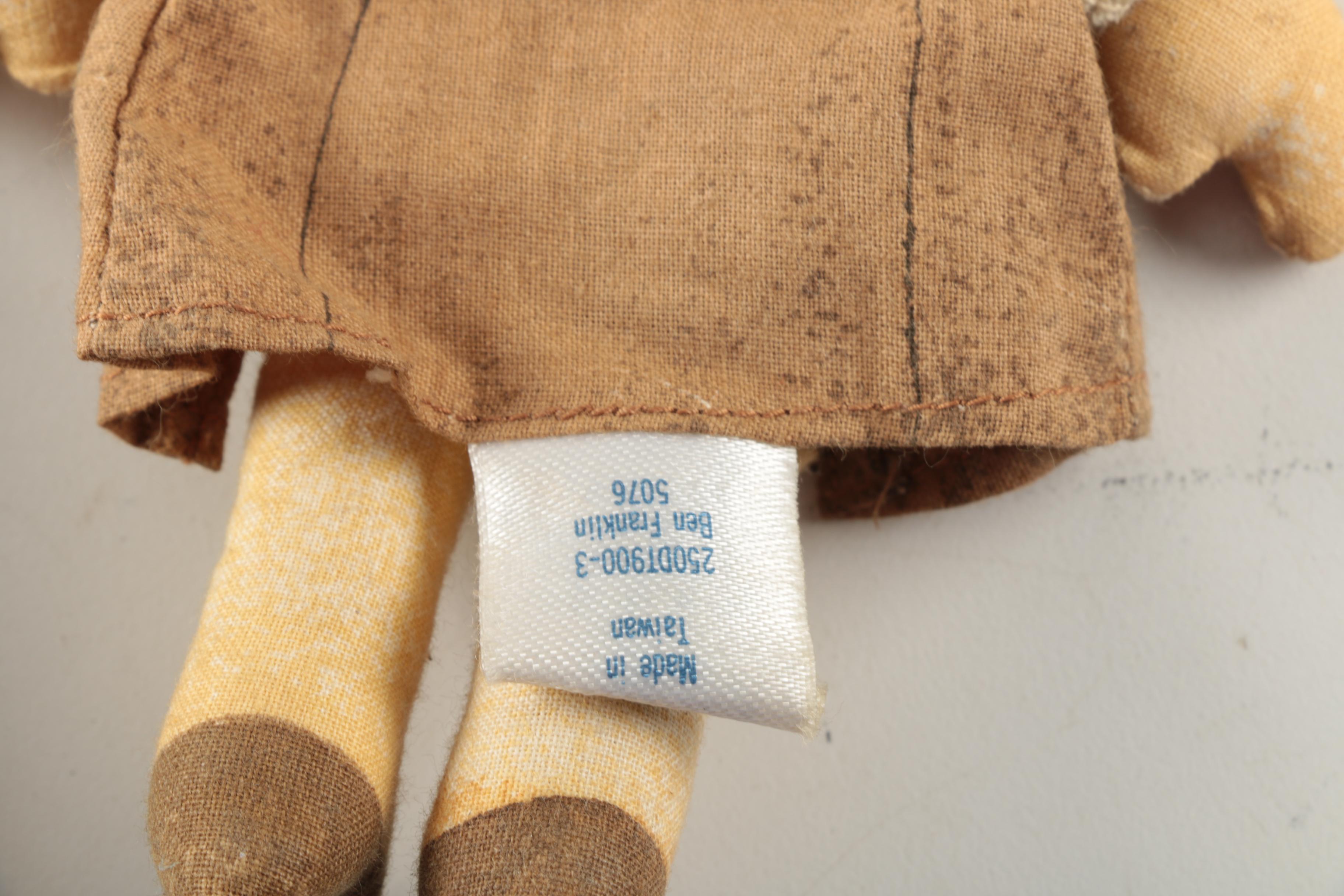 Hallmark Soft Sided Benjamin Franklin and George Washington Dolls