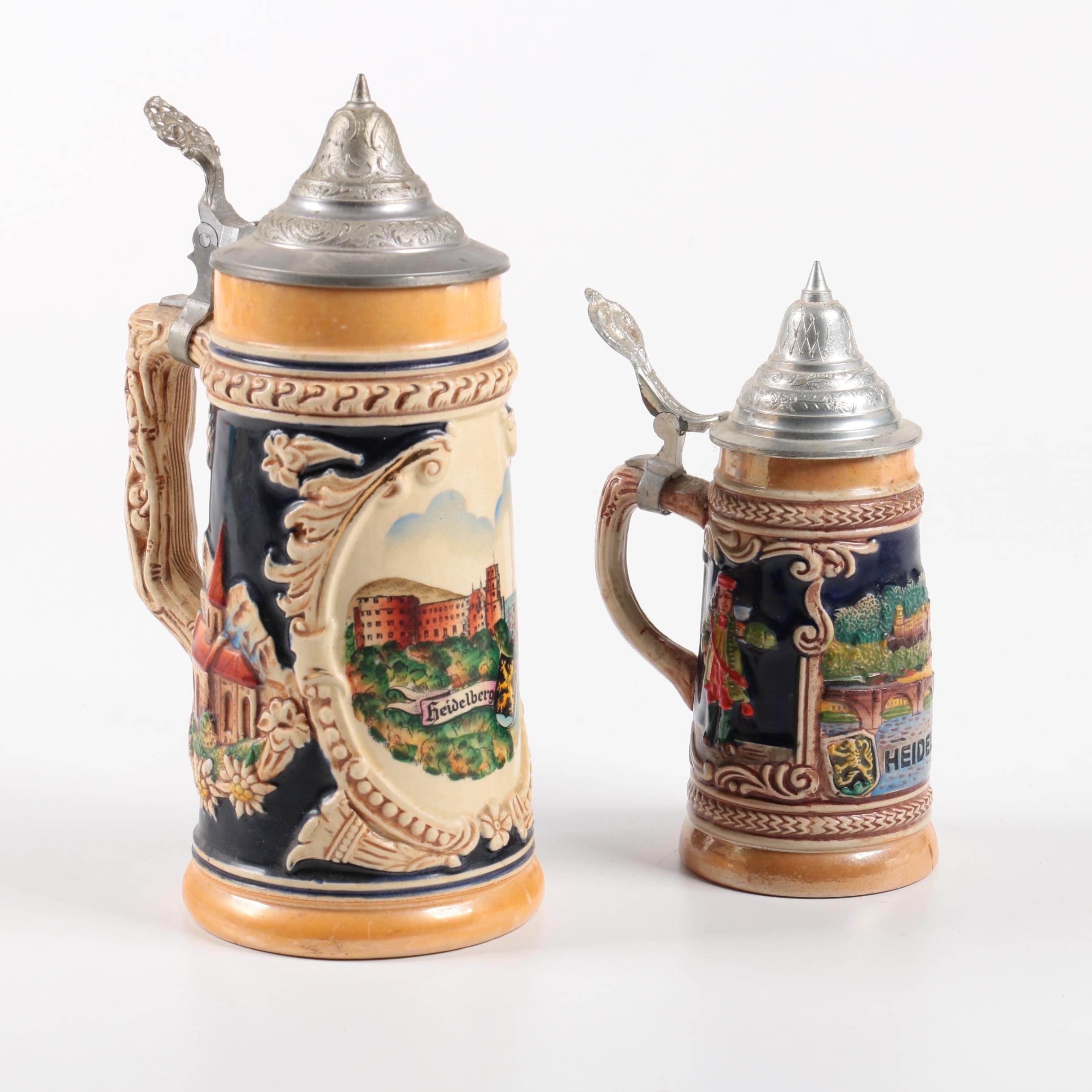 Heidelberg Germany Beer Steins