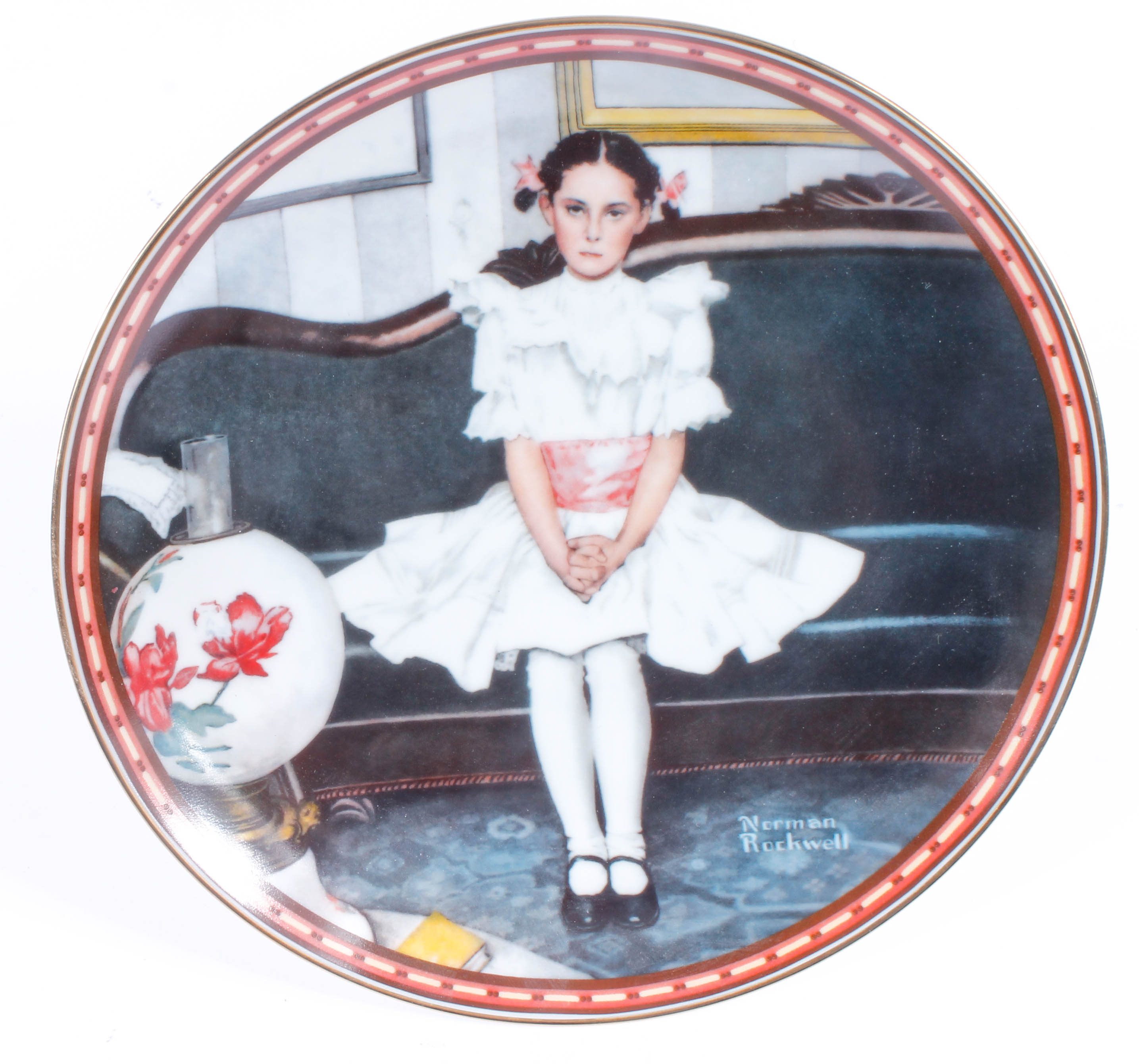 Collection of Knowles China Collector Plates with Norman Rockwell Art