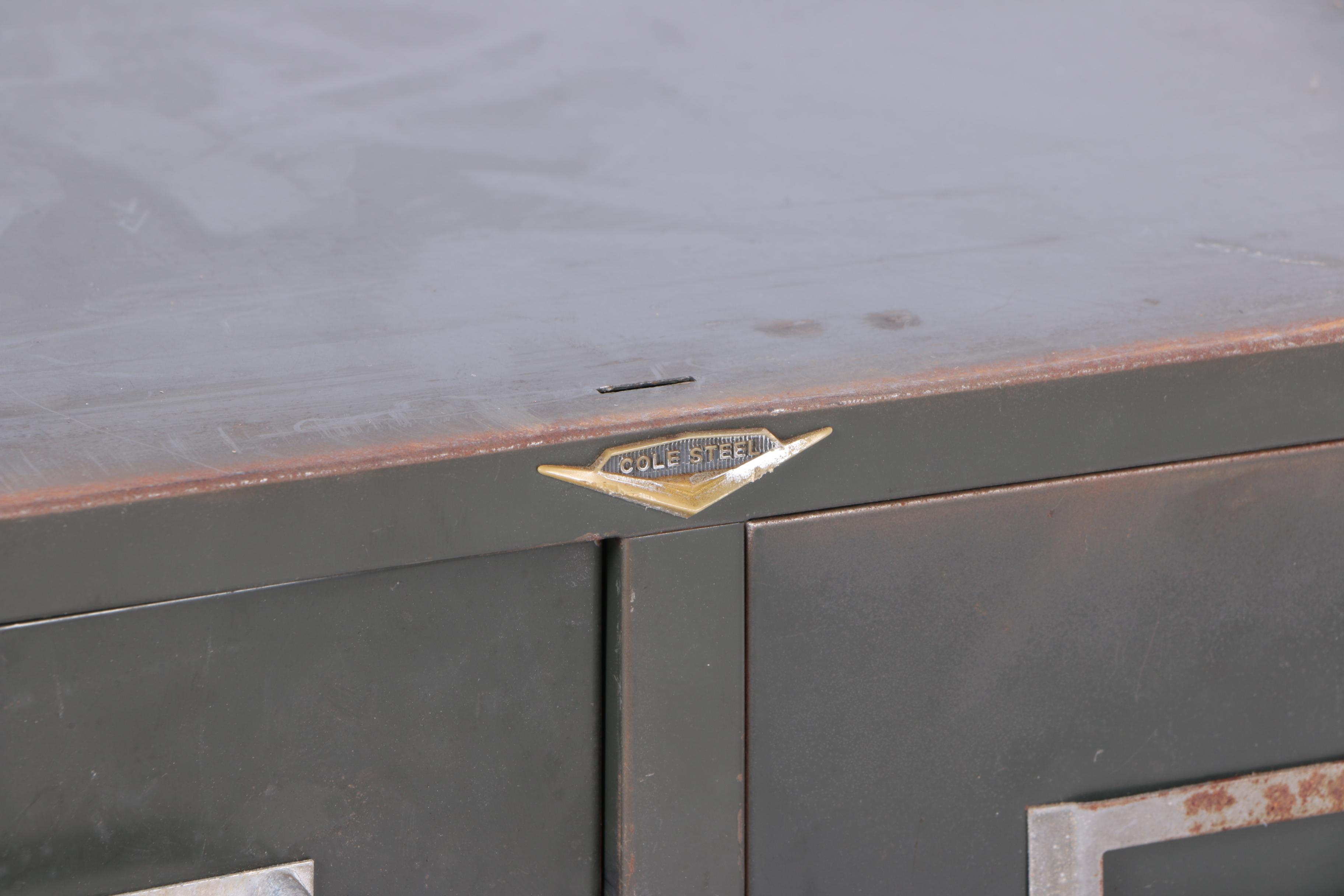 Vintage Two-Drawer File Boxes by Cole Steel