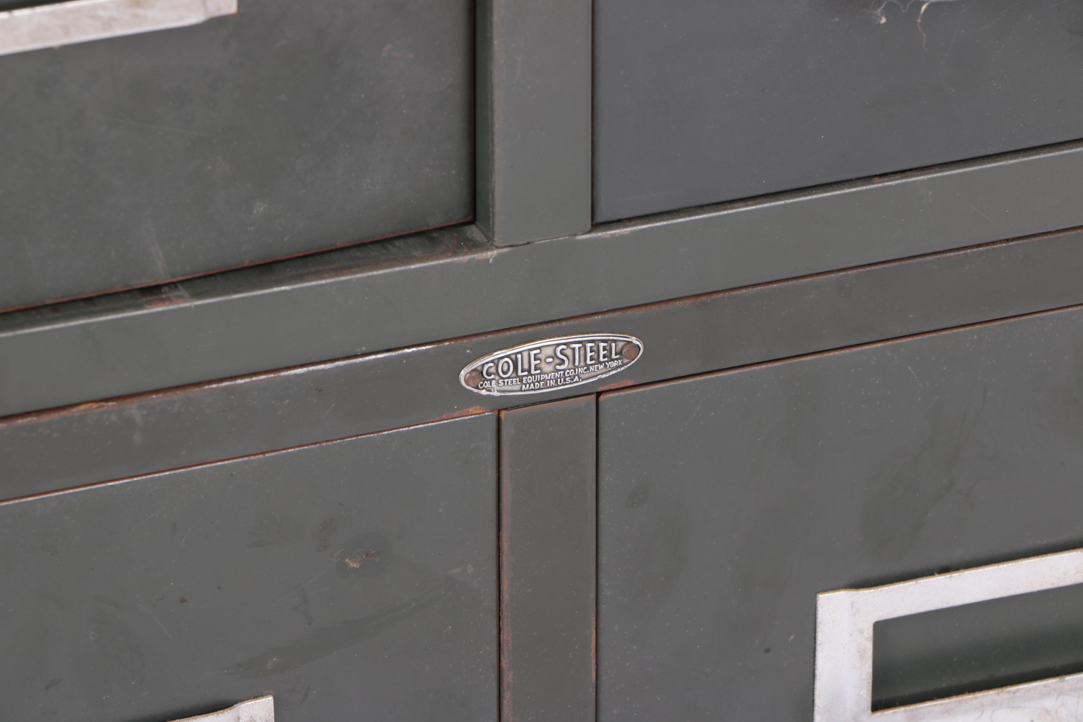 Vintage Two-Drawer File Boxes by Cole Steel