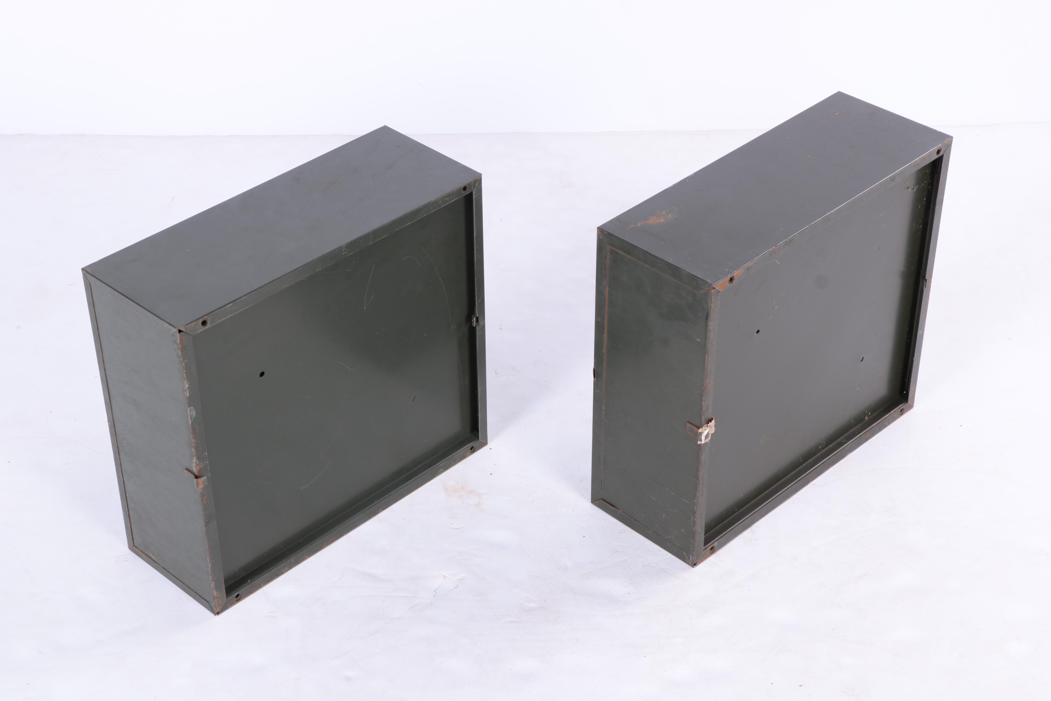 Vintage Two-Drawer File Boxes by Cole Steel