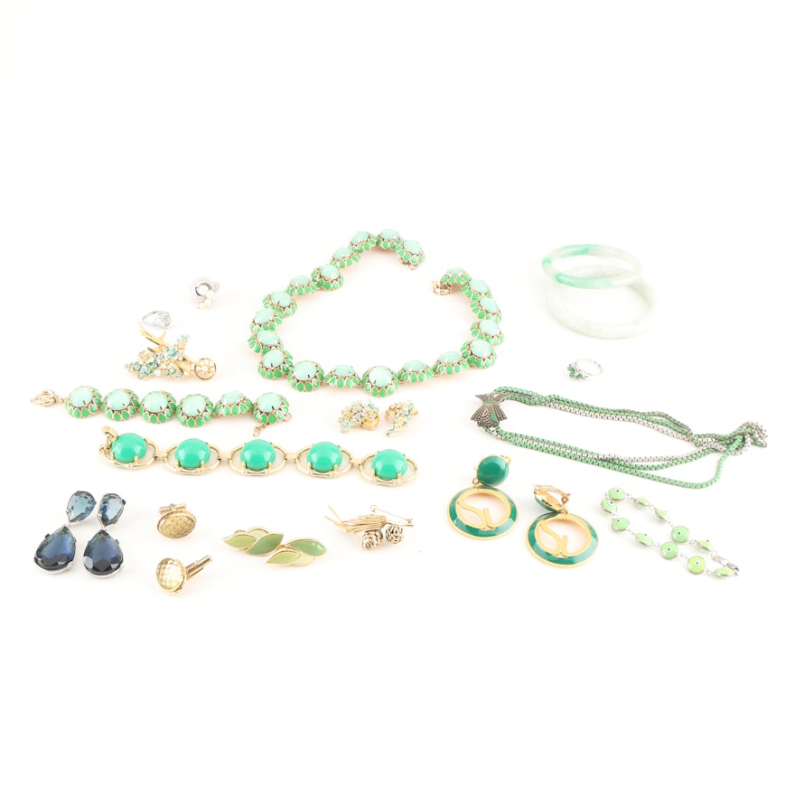 Collection of Jewelry Including Christian Dior and St. John