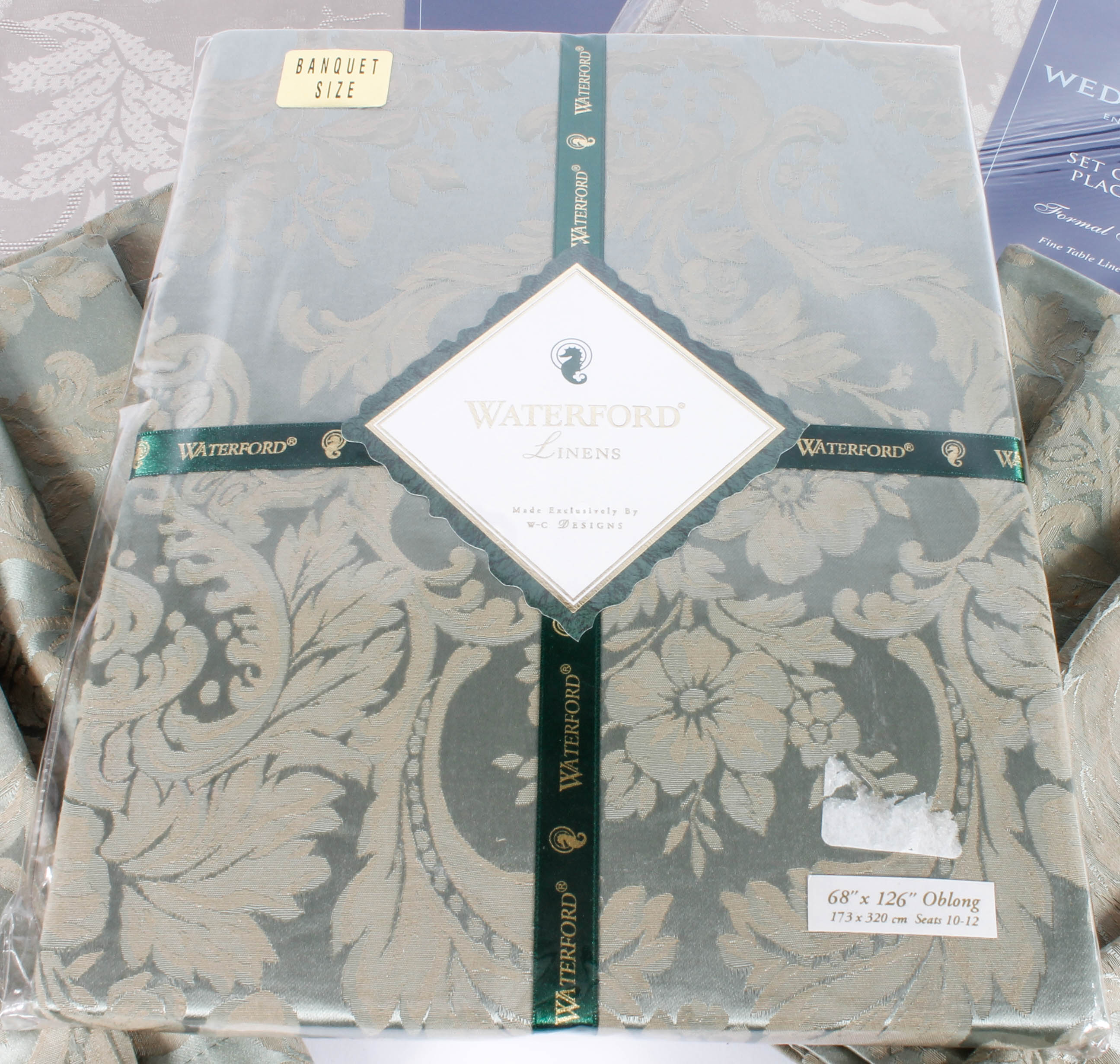 Variety of Waterford and Wedgwood Table Linens