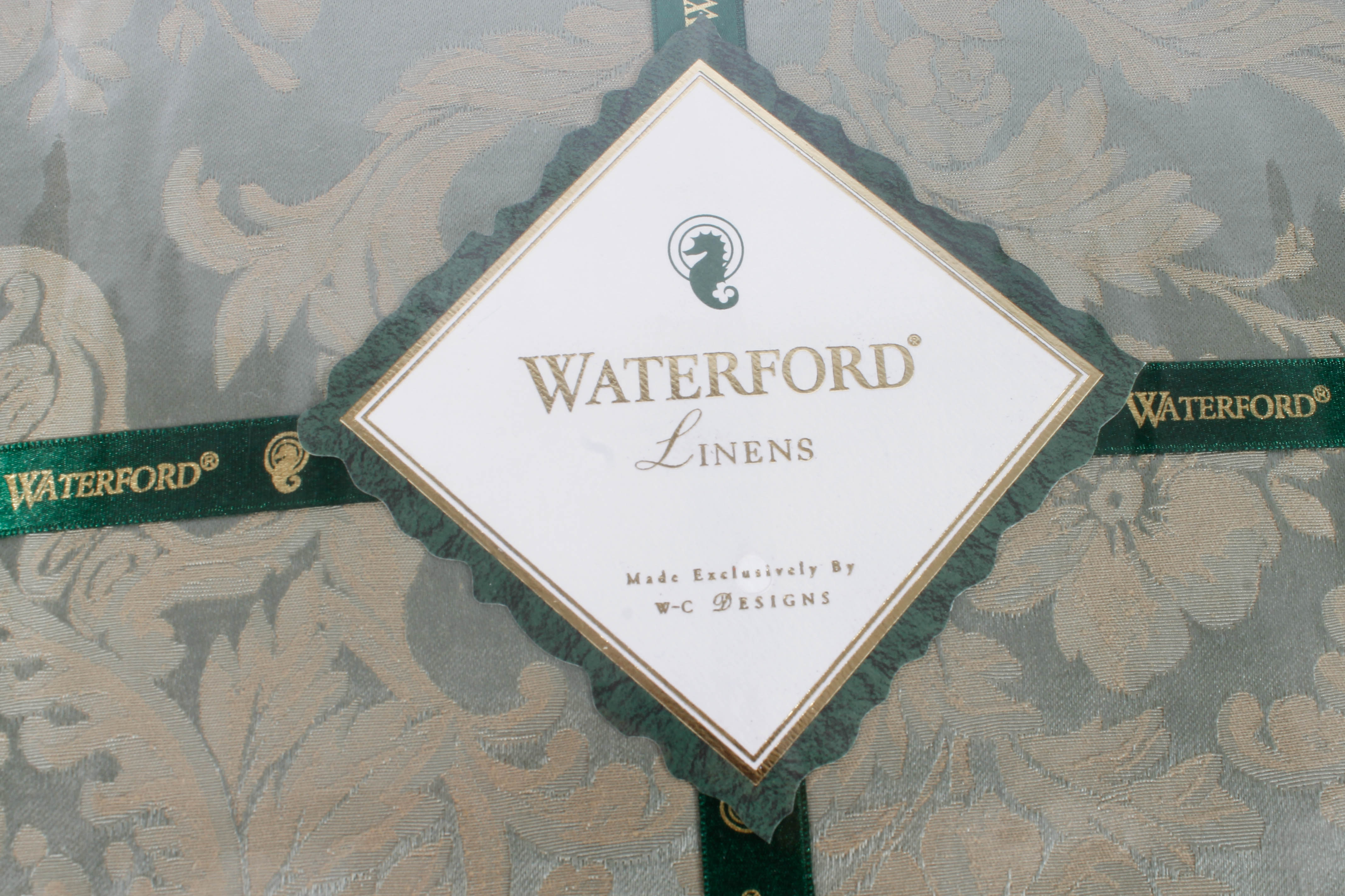 Variety of Waterford and Wedgwood Table Linens