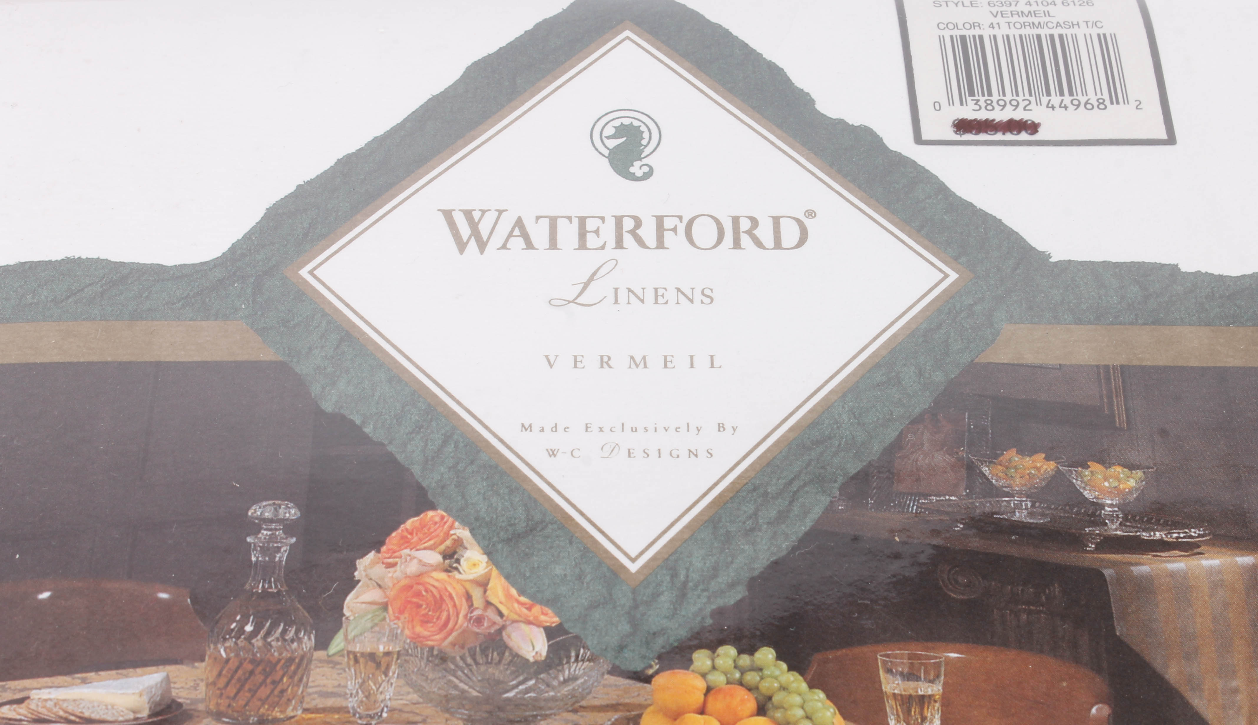 Variety of Waterford and Wedgwood Table Linens