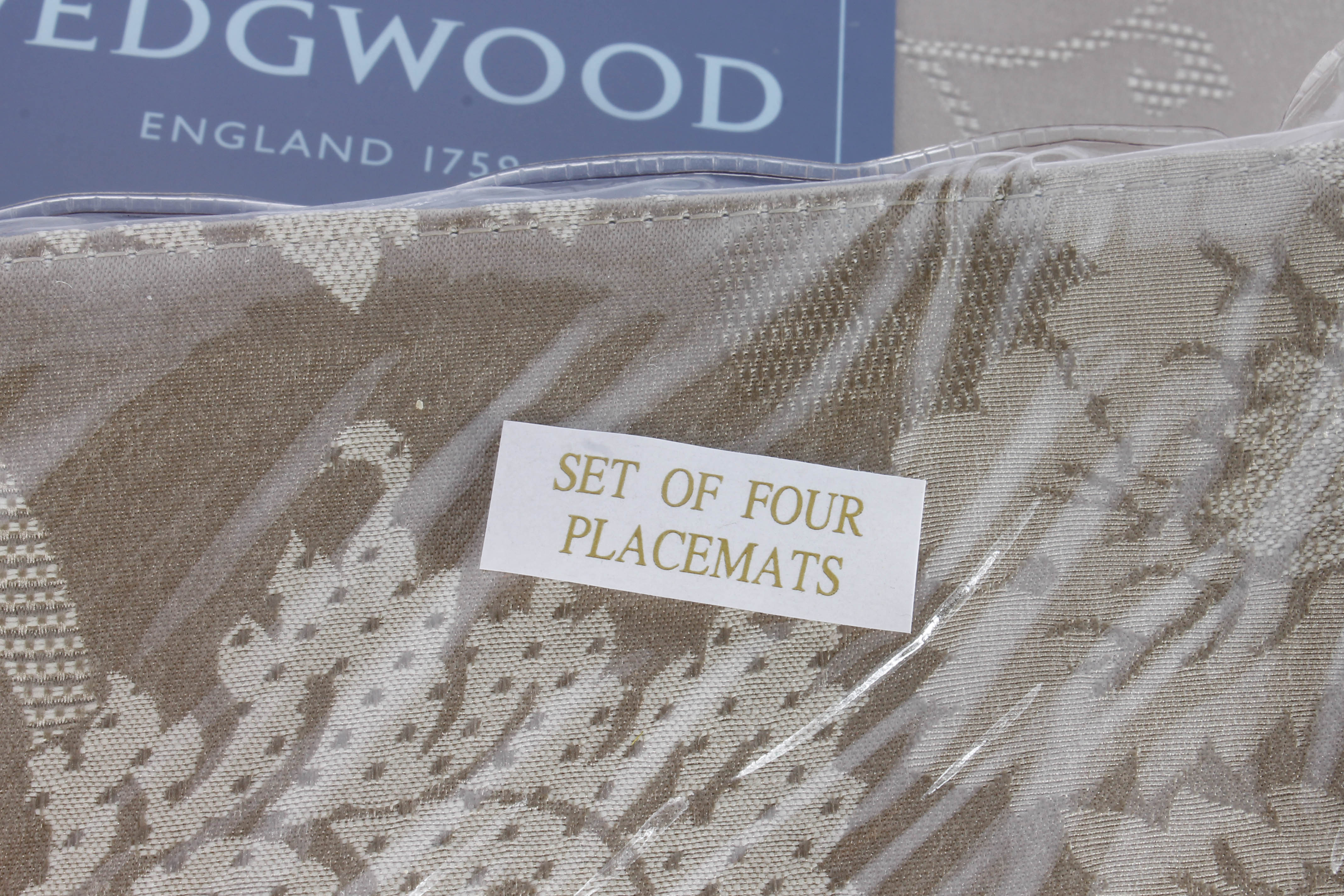 Variety of Waterford and Wedgwood Table Linens