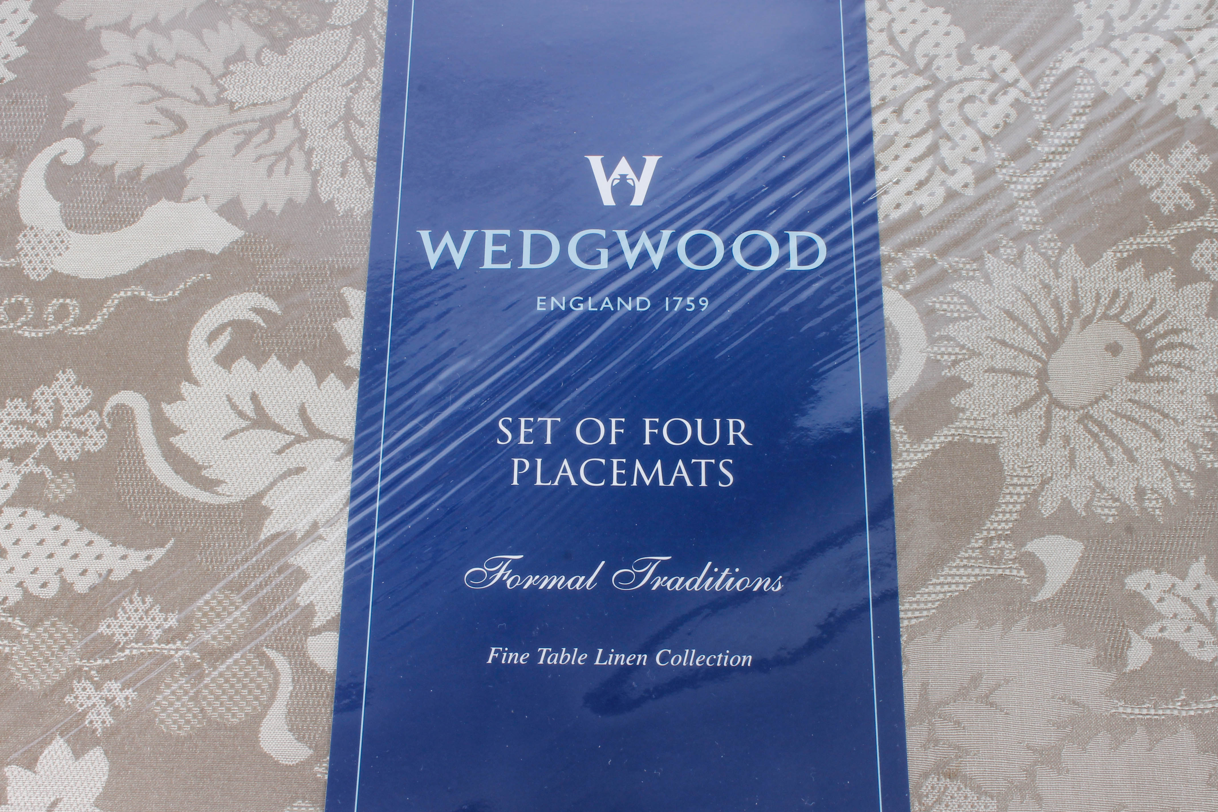 Variety of Waterford and Wedgwood Table Linens