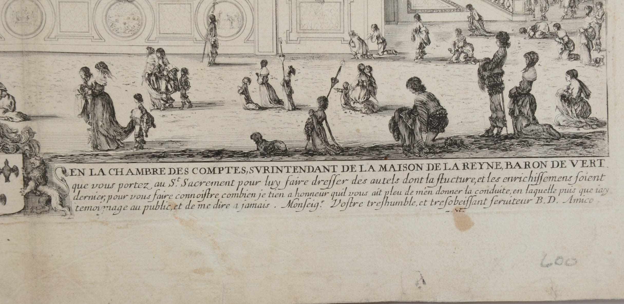 Two Antique Etchings of Historic Monuments