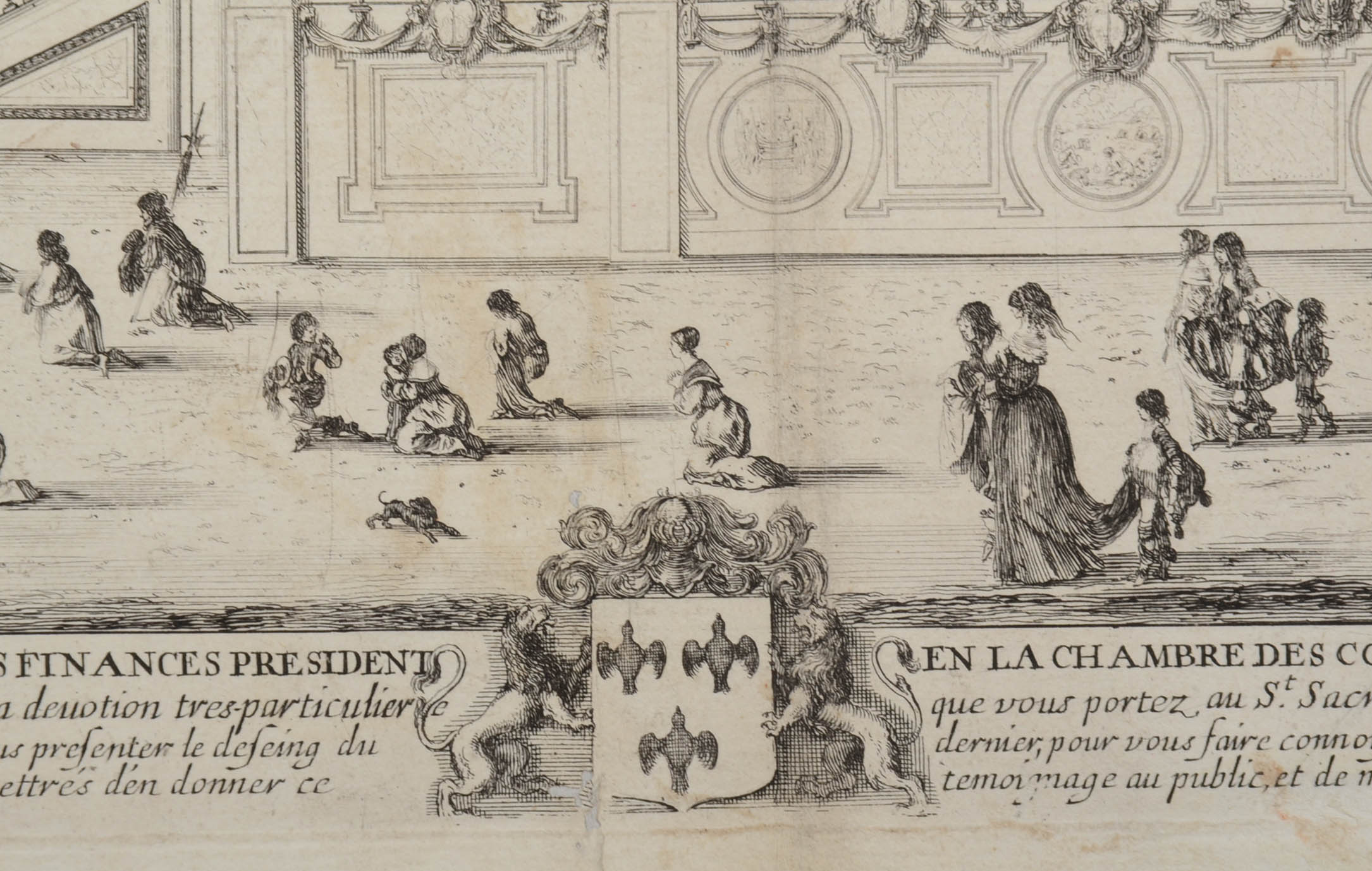 Two Antique Etchings of Historic Monuments