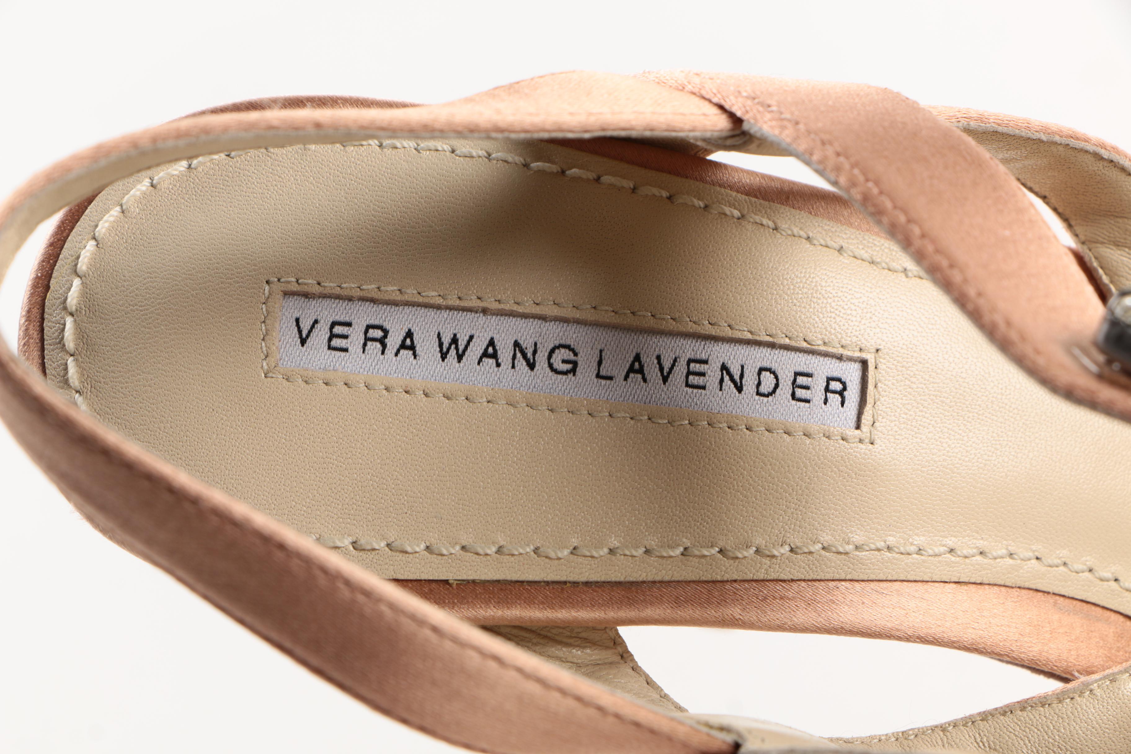 Vera Wang Lavender "Shannon" Platform Sandals