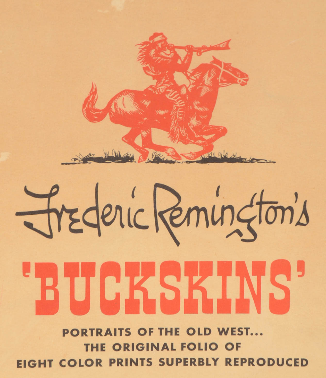 Frederick Remington Lithographic Prints "Portraits of the Old West"