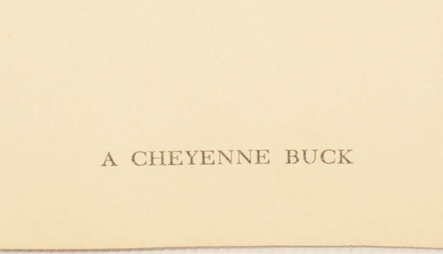 Frederick Remington Lithographic Prints "Portraits of the Old West"