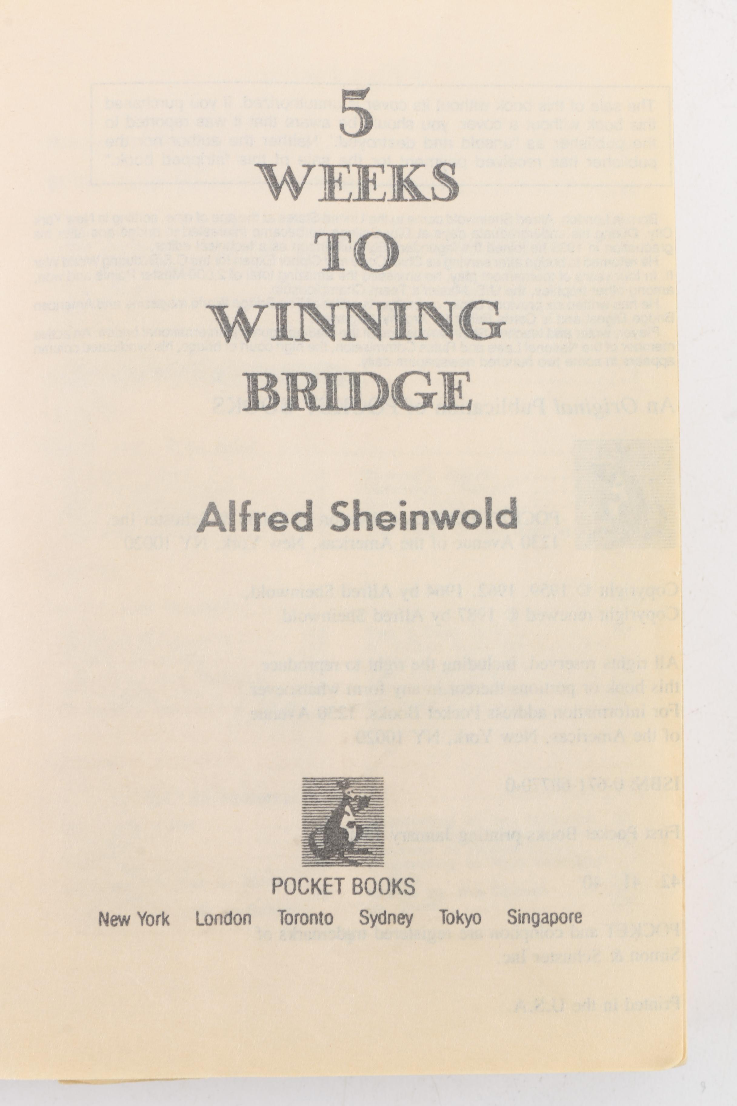 Collection of Bridge Books