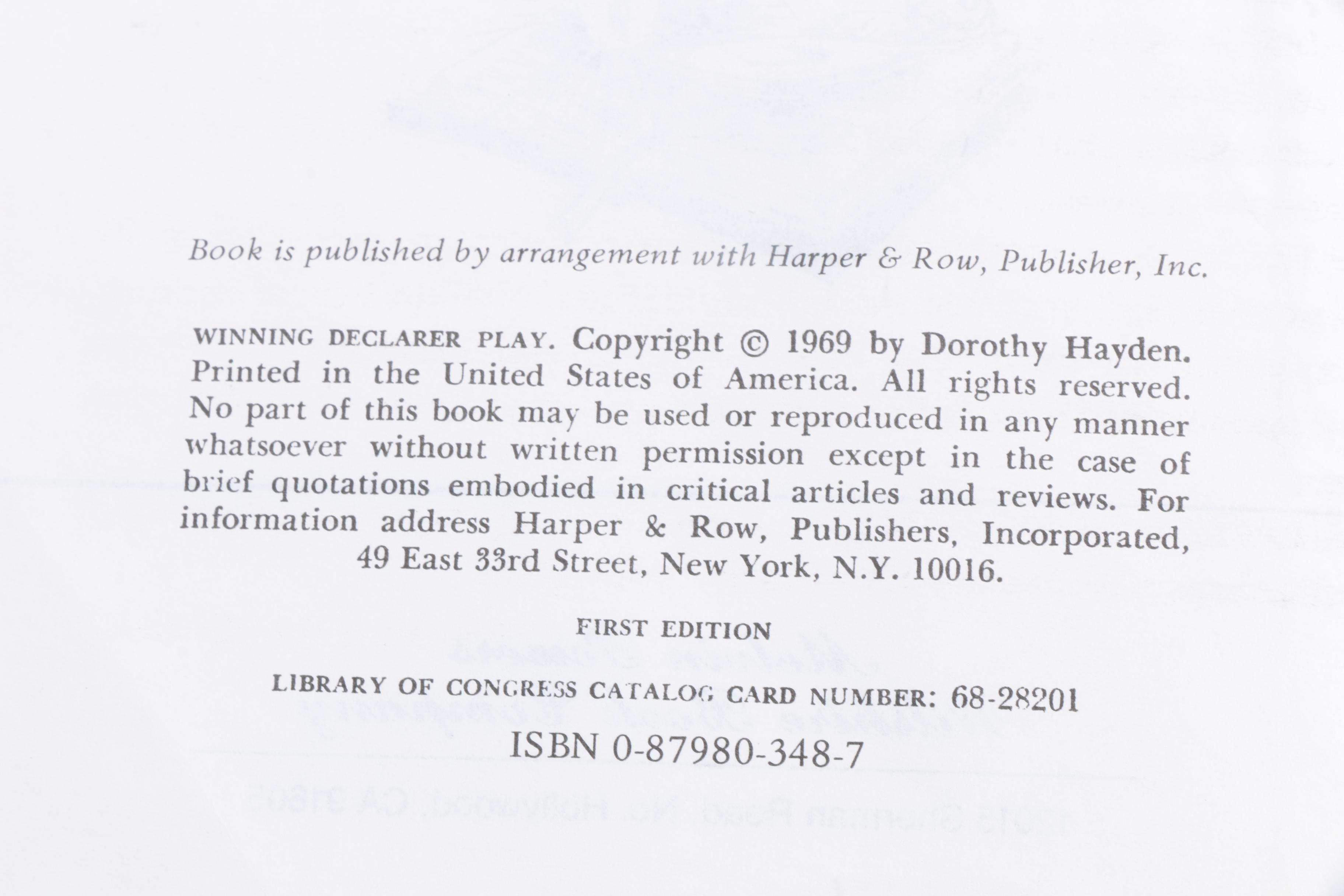 Collection of Bridge Books