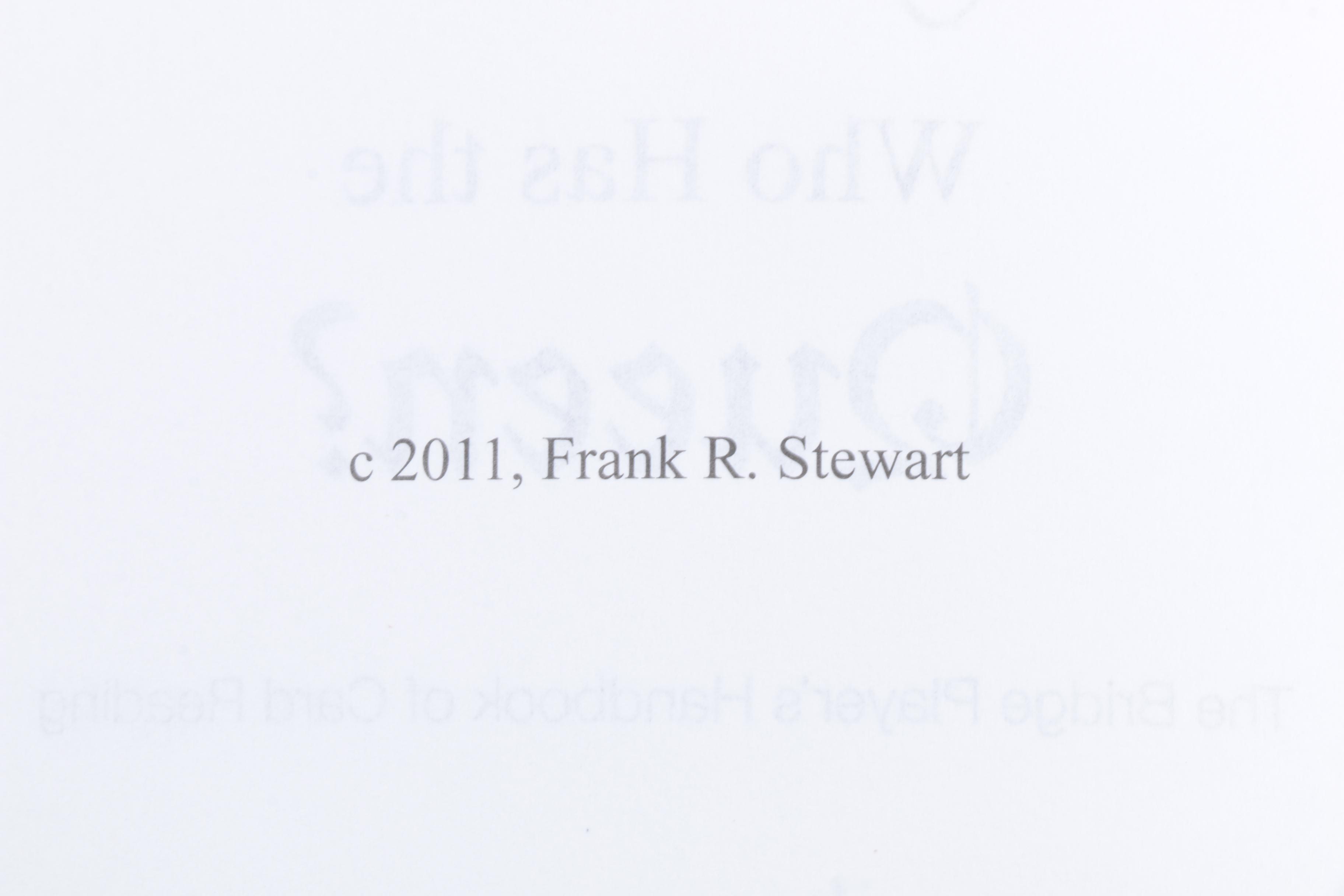 Collection of Bridge Books