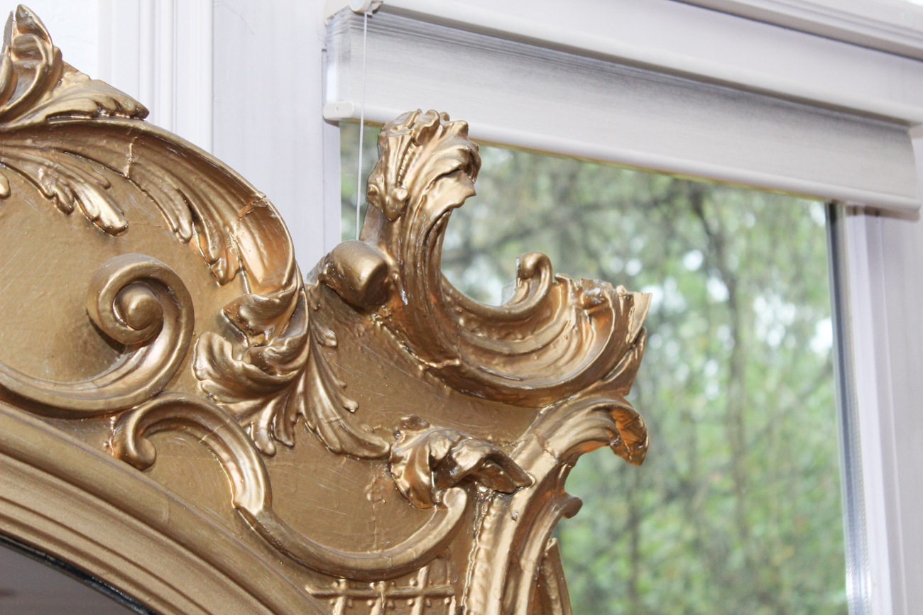 Antique Large Scale French Rococo Mirror