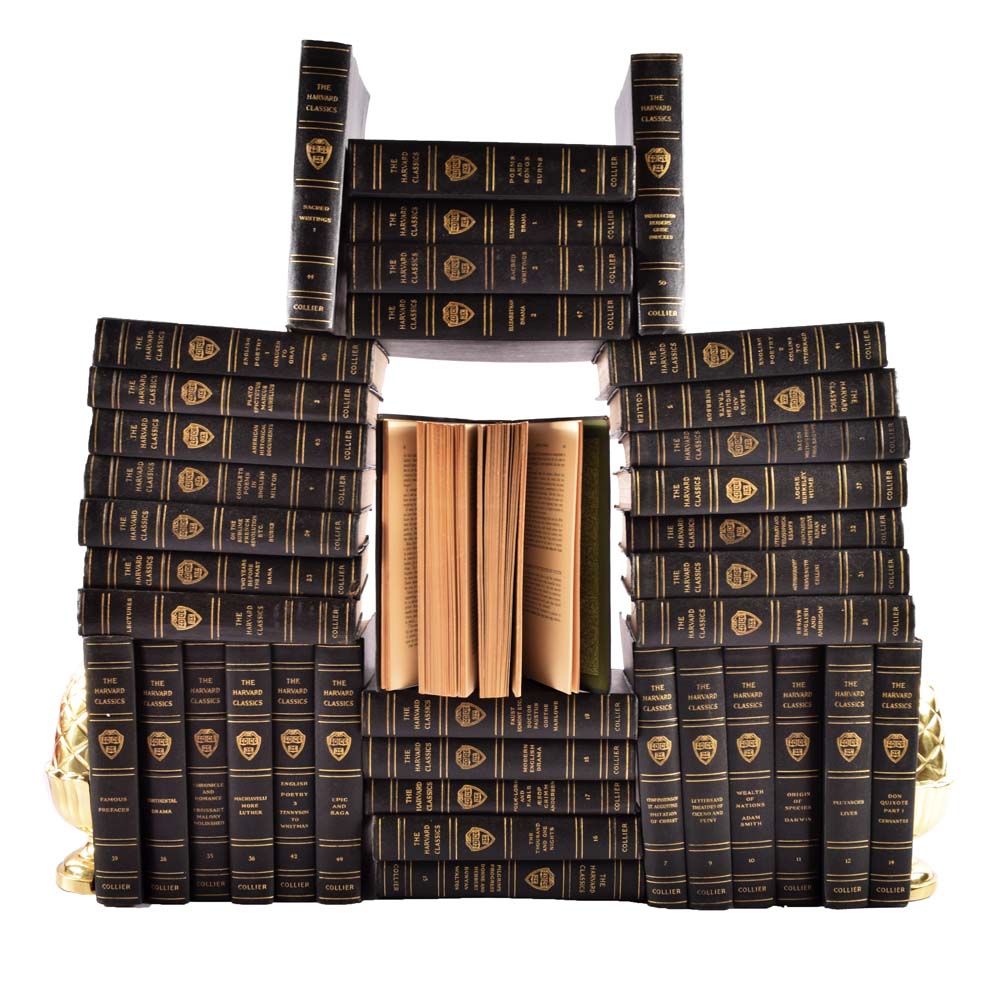 Antique 1910 Set of Harvard Classics Books