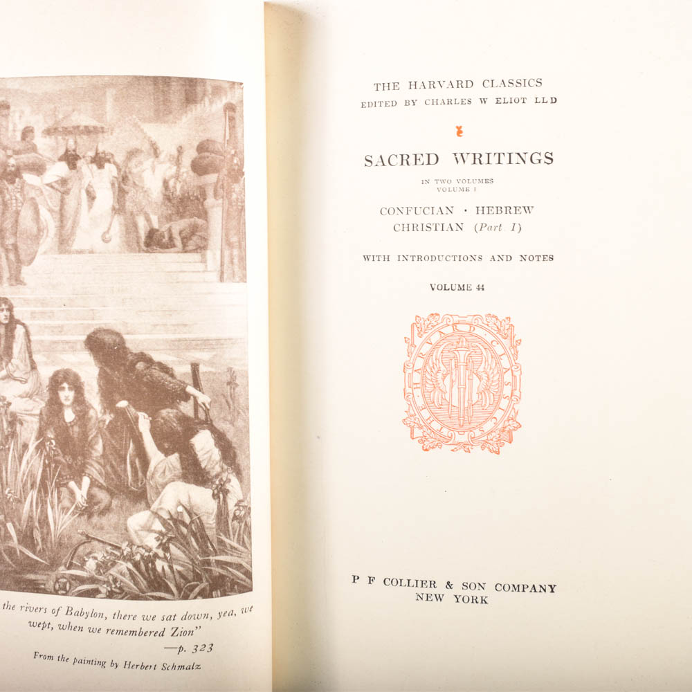 Antique 1910 Set of Harvard Classics Books