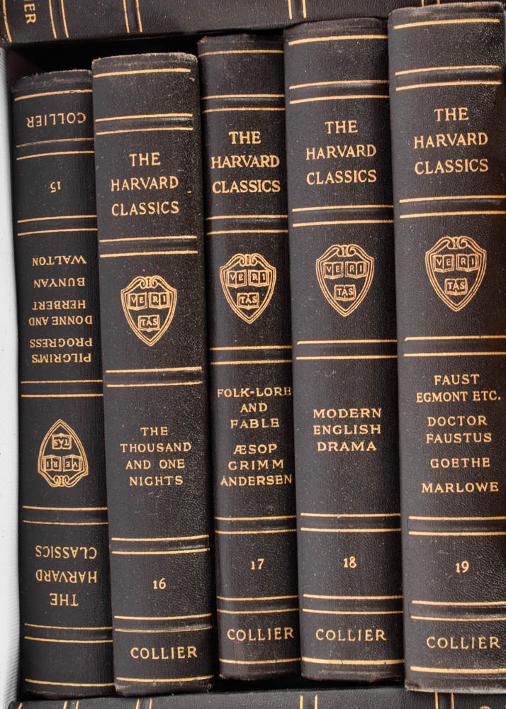 Antique 1910 Set of Harvard Classics Books