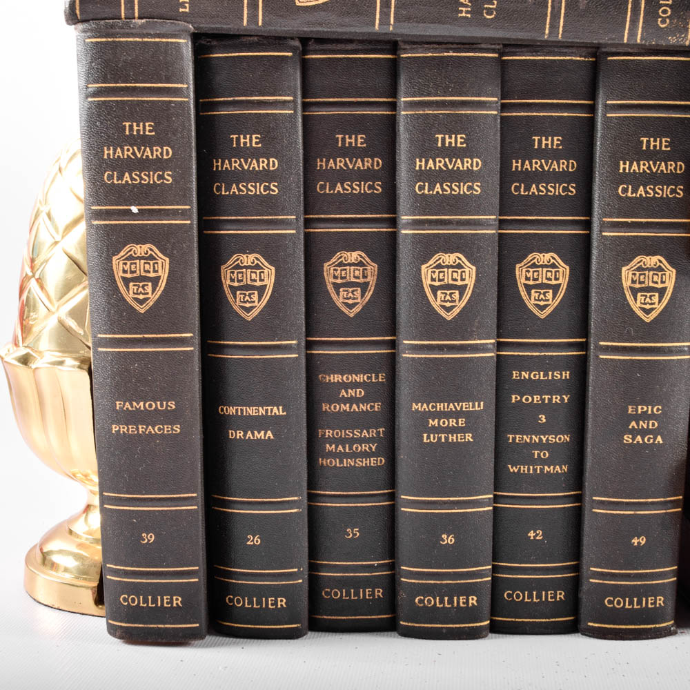 Antique 1910 Set of Harvard Classics Books