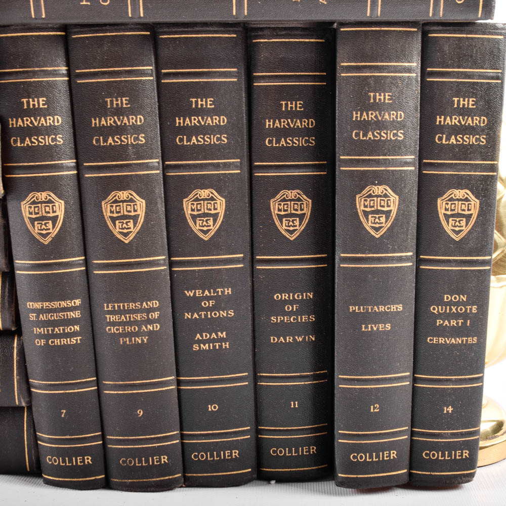 Antique 1910 Set of Harvard Classics Books
