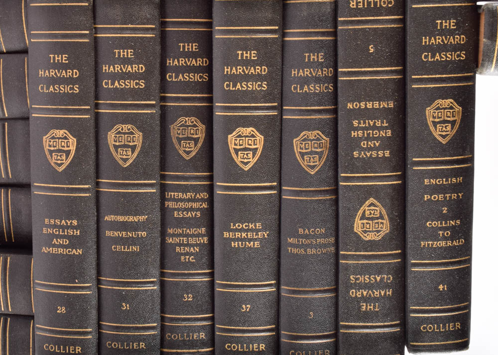 Antique 1910 Set of Harvard Classics Books