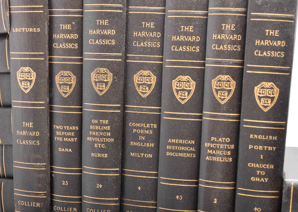 Antique 1910 Set of Harvard Classics Books